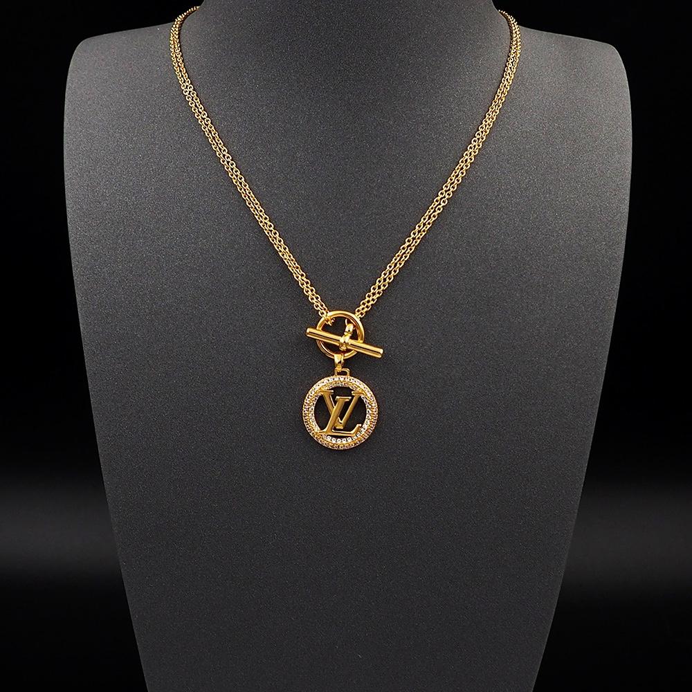 Louis Vuitton Louise Tresor Necklace   M01512 - DesignerGu