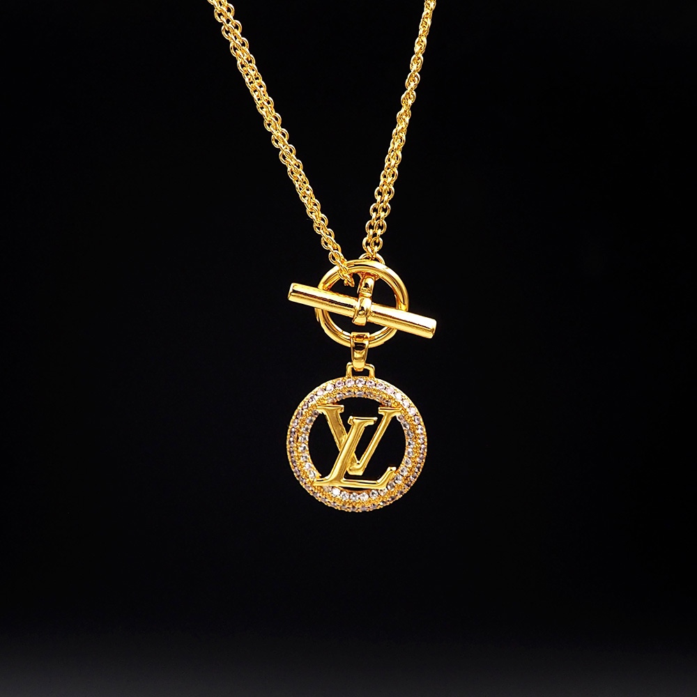 Louis Vuitton Louise Tresor Necklace   M01512 - DesignerGu