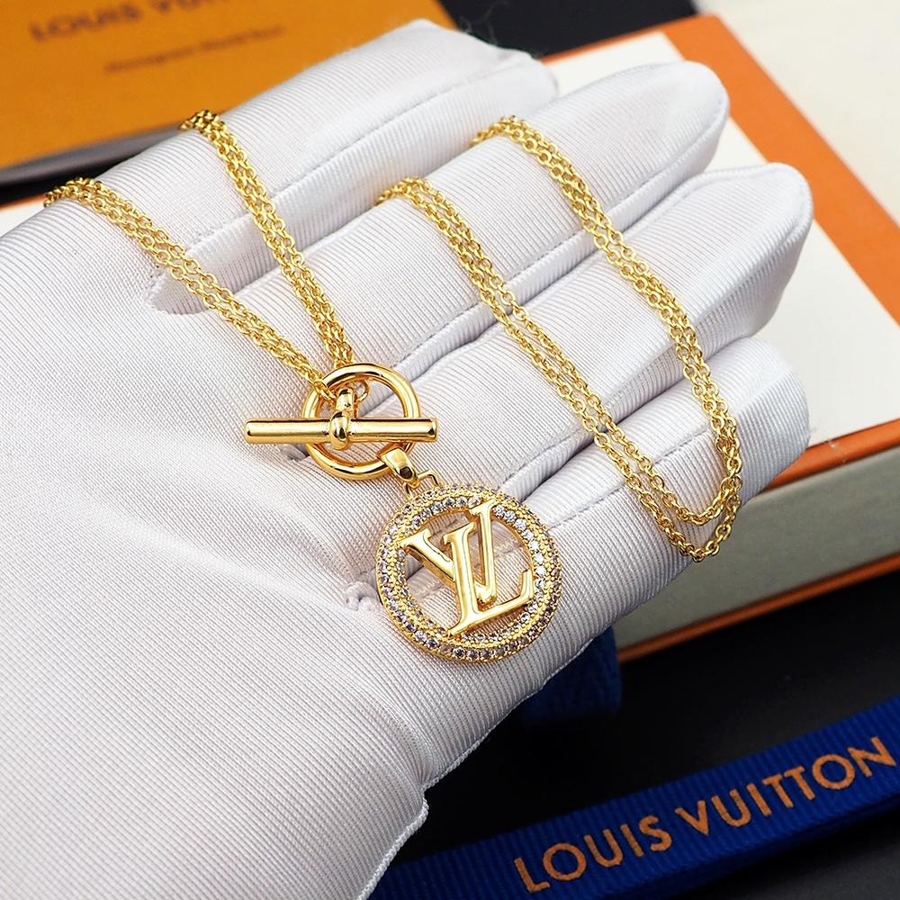 Louis Vuitton Louise Tresor Necklace   M01512 - DesignerGu