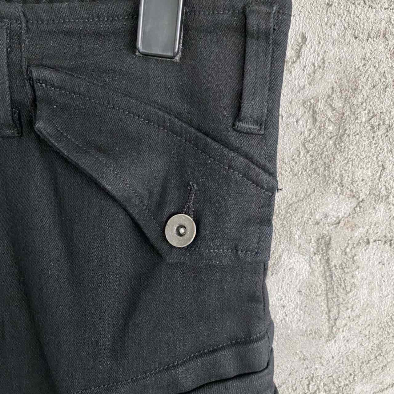 Julius Black Belt Cargo Pocket Shorts - DesignerGu