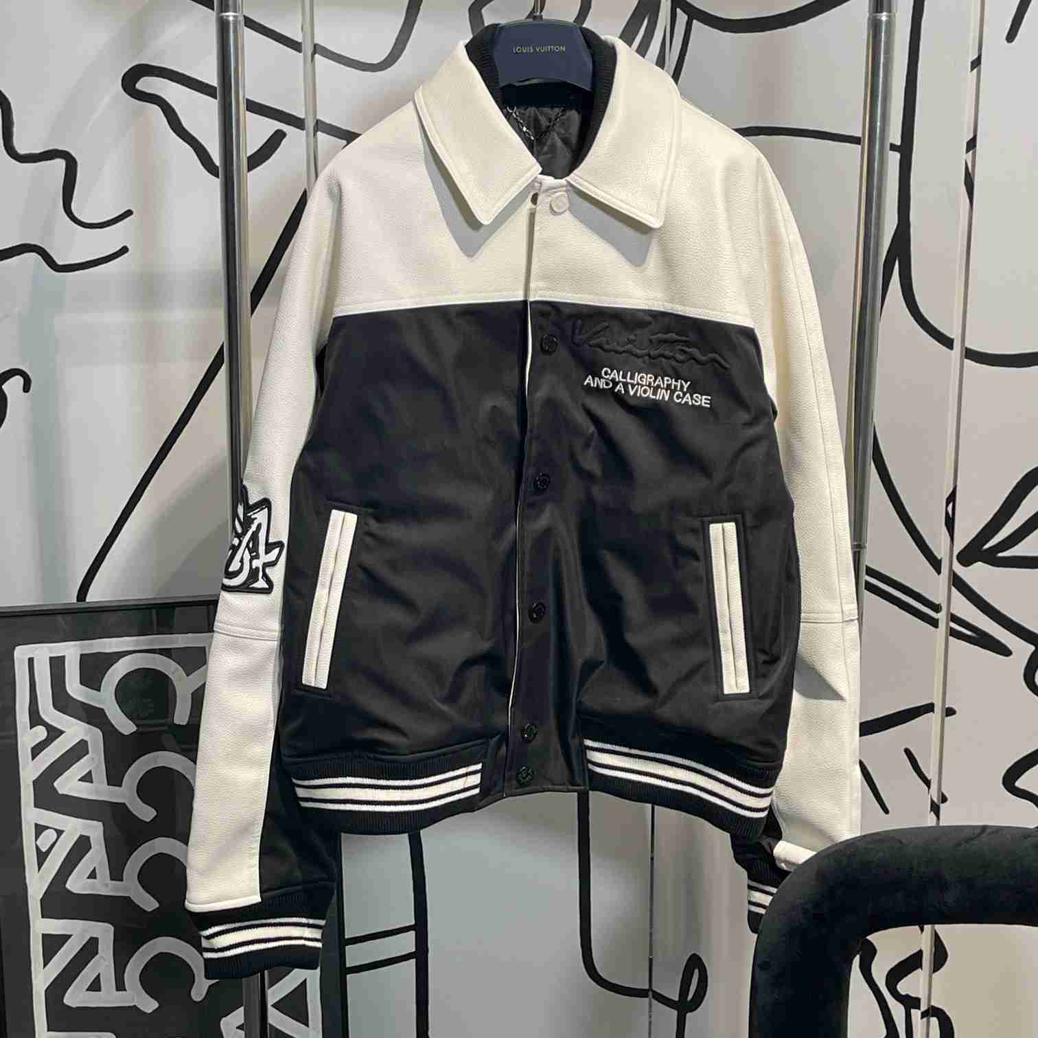 Louis Vuitton Leather And Nylon Blouson   1AFAGW - DesignerGu