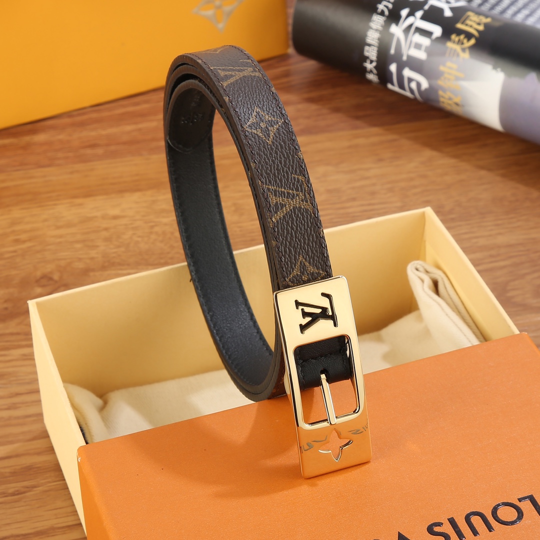 Louis Vuitton LV Duo 18MM Reversible Belt    M8296W - DesignerGu