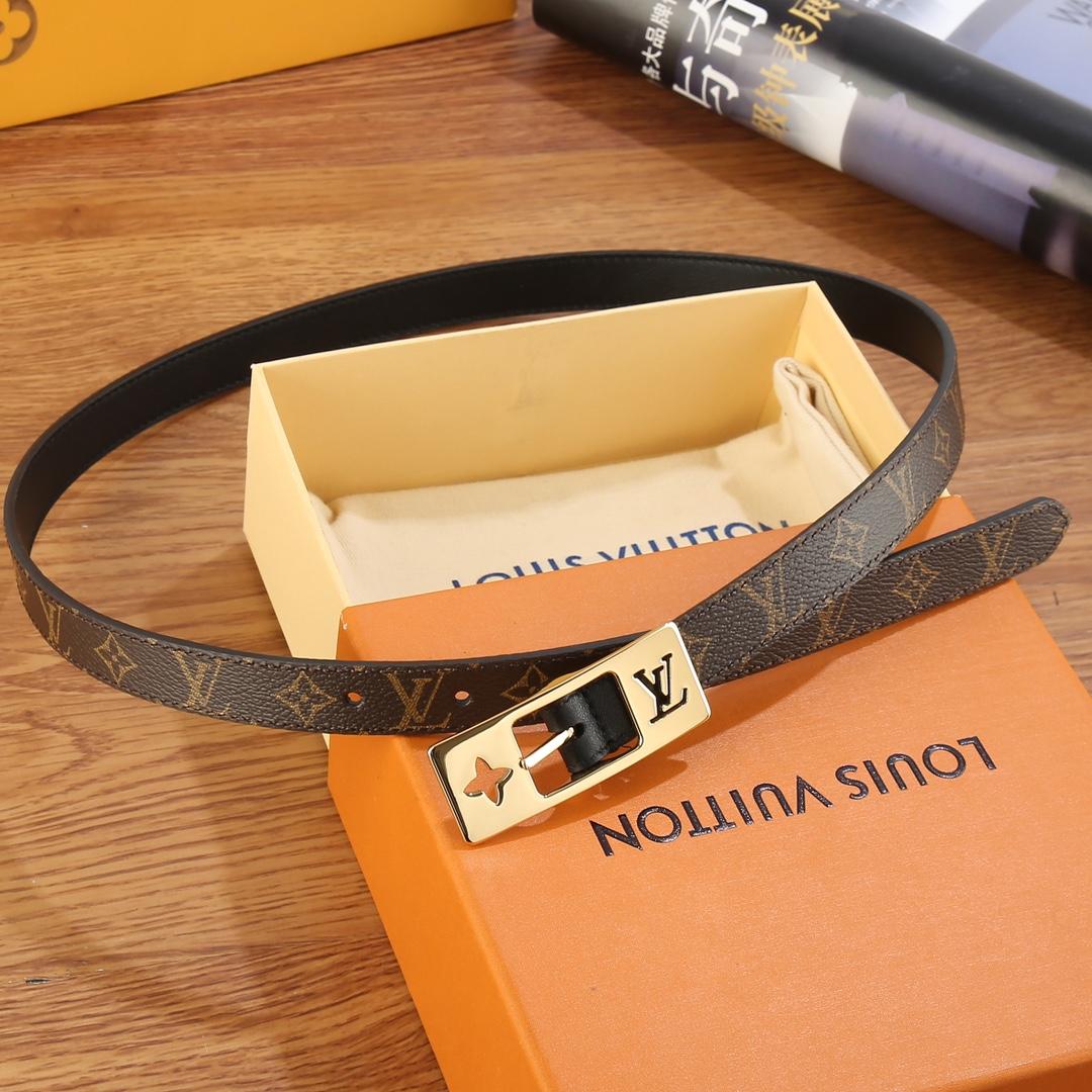 Louis Vuitton LV Duo 18MM Reversible Belt    M8296W - DesignerGu