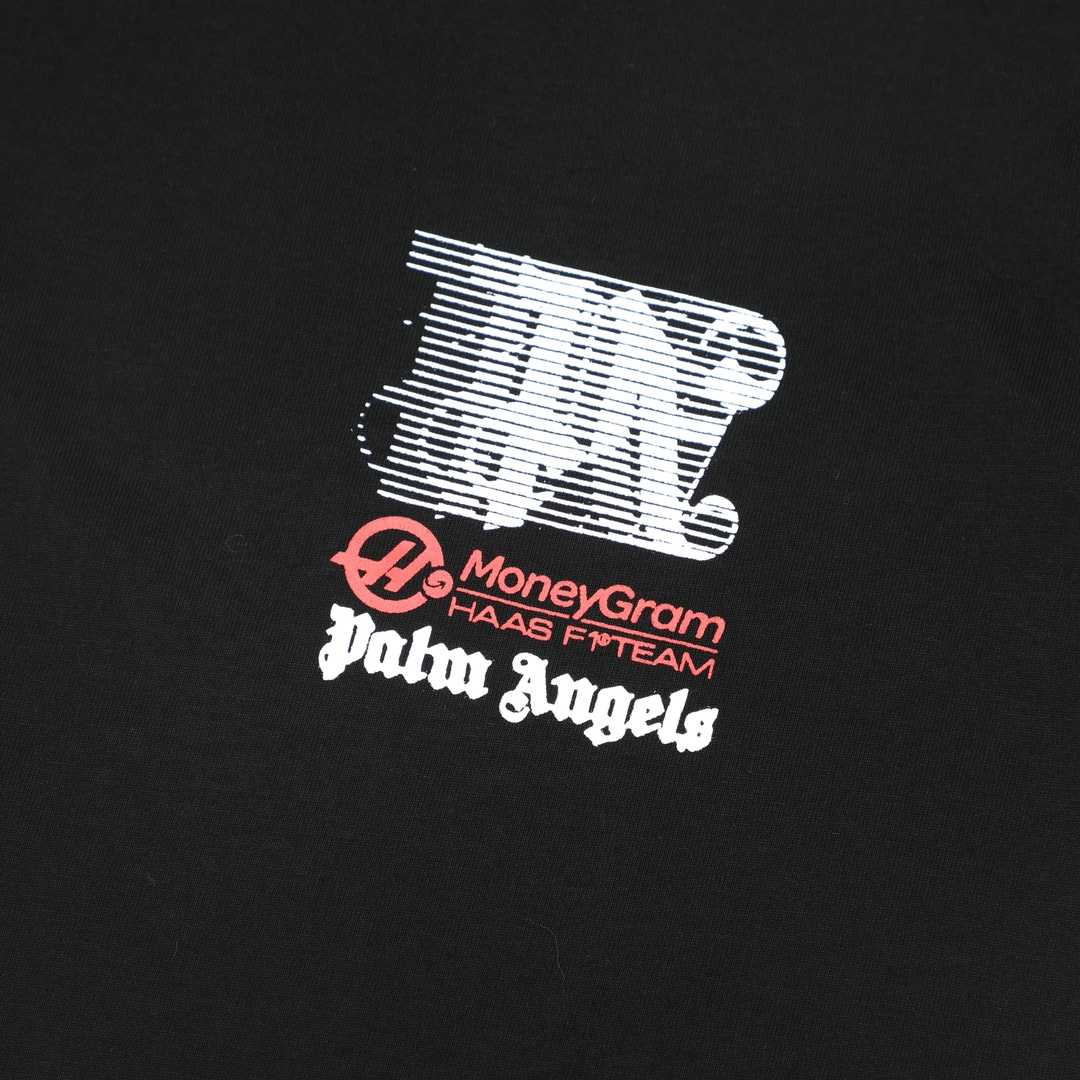  Palm Angels x Haas Racing Club Cotton T-shirt - DesignerGu