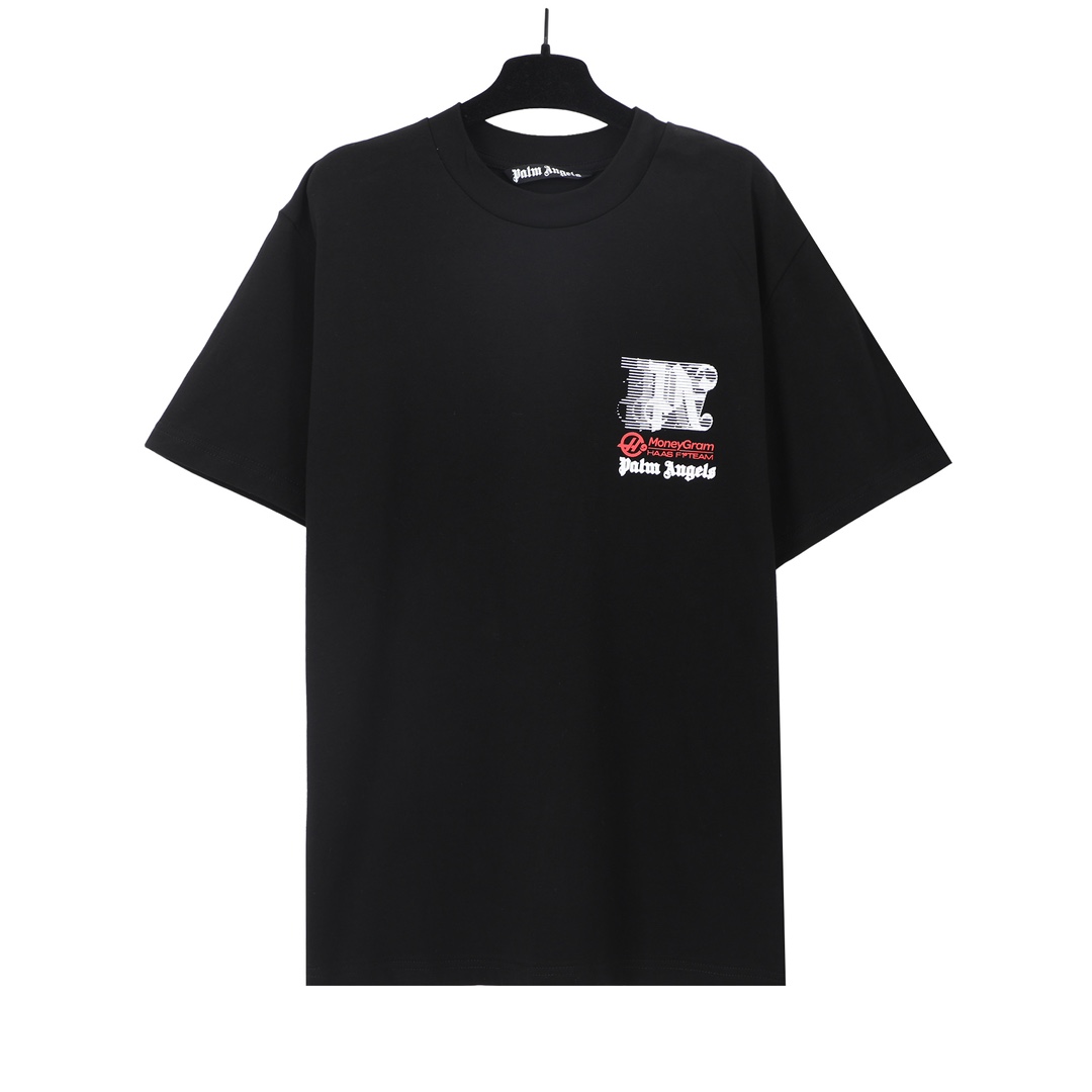 Palm Angels x Haas Racing Club Cotton T-shirt - DesignerGu
