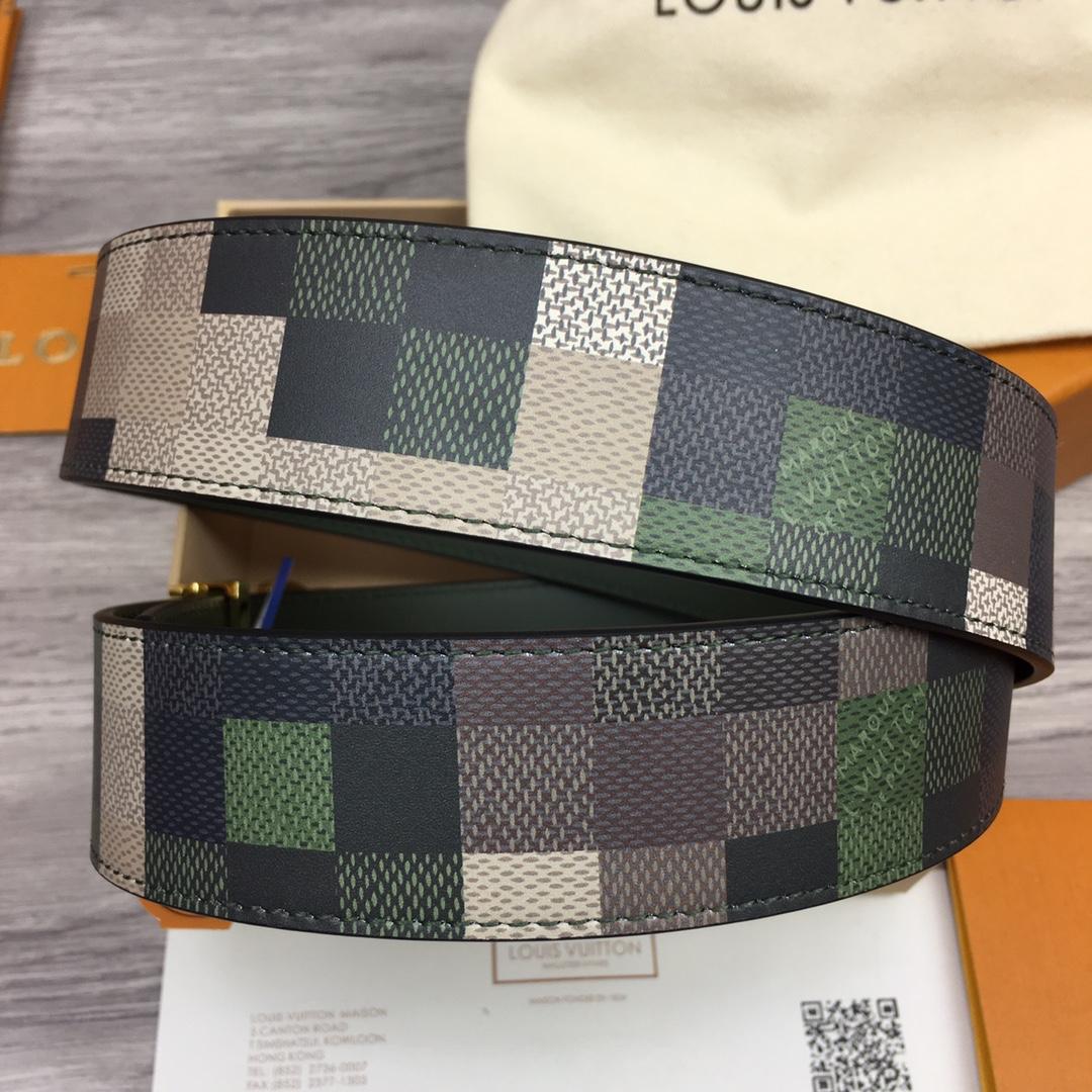 Louis Vuitton LV Mega Pixel 40mm Reversible Belt - DesignerGu