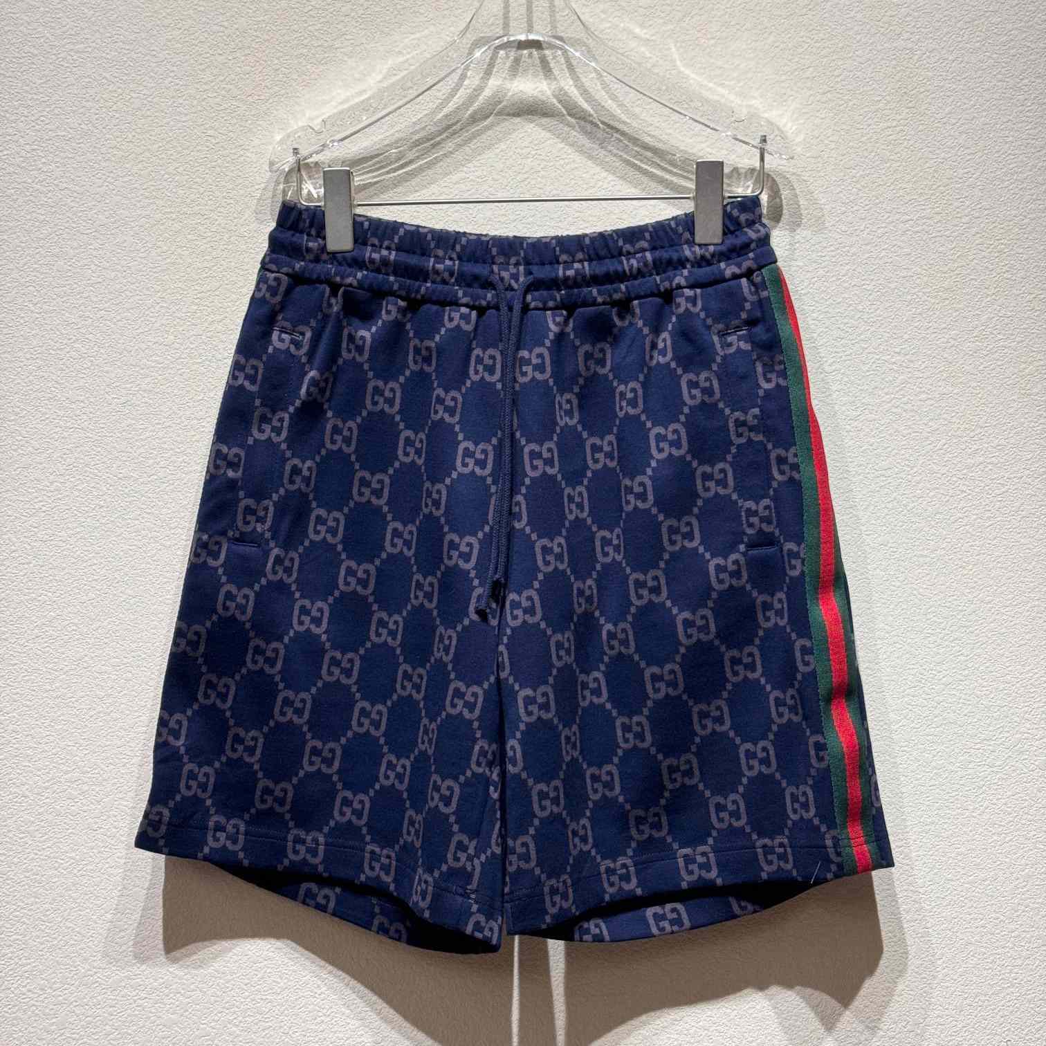 Gucci GG Jersey Cotton Jogging Shorts - DesignerGu