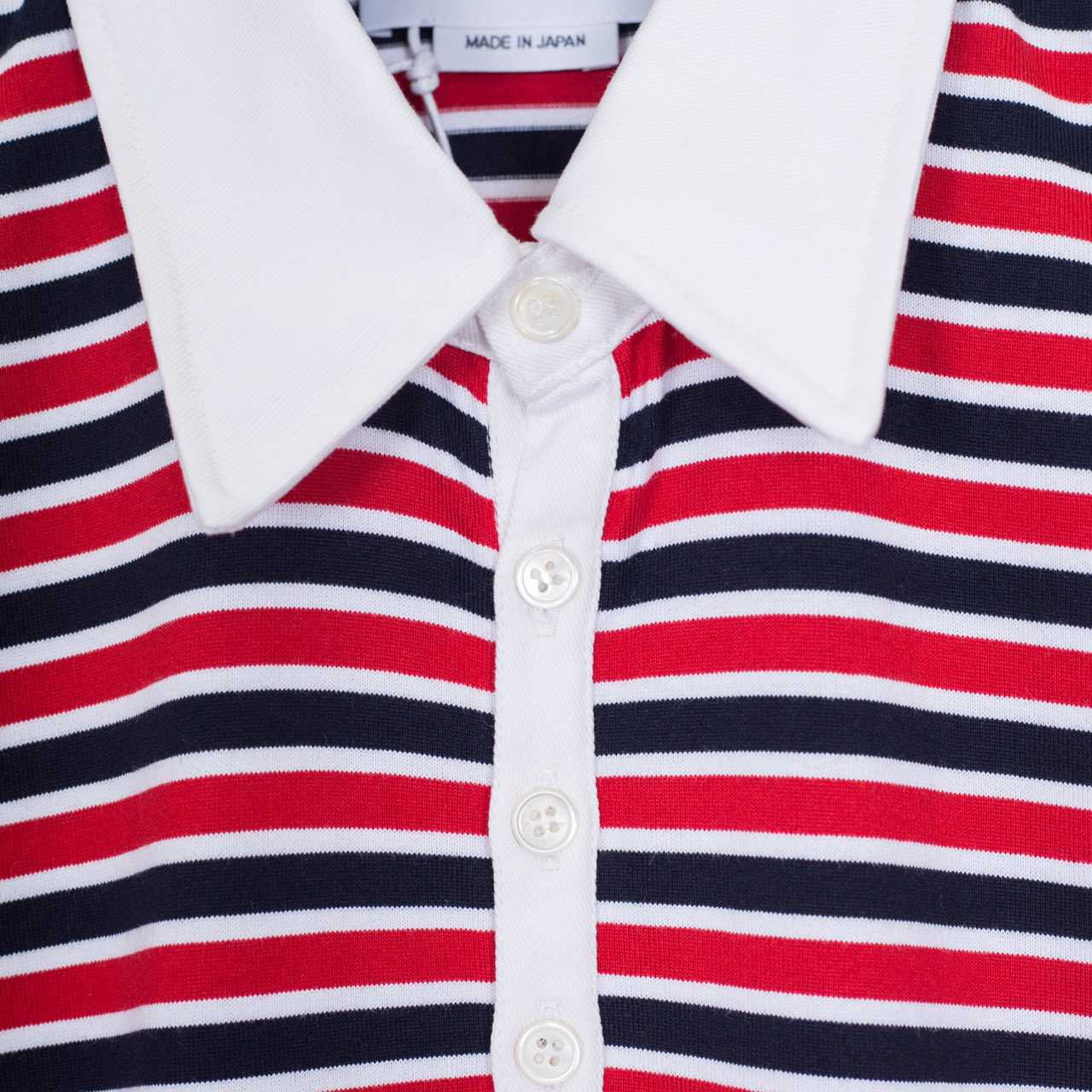 Thom Browne Striped Cotton-jersey Polo Shirt   1897 - DesignerGu