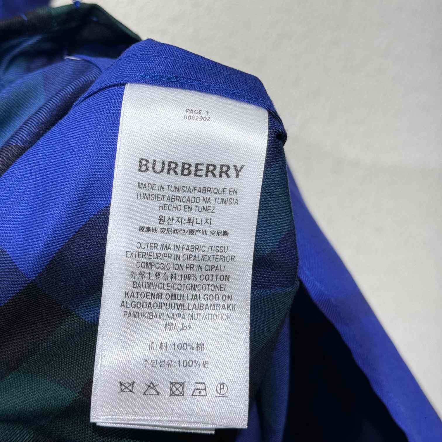 Burberry Check Cotton Shirt   - DesignerGu