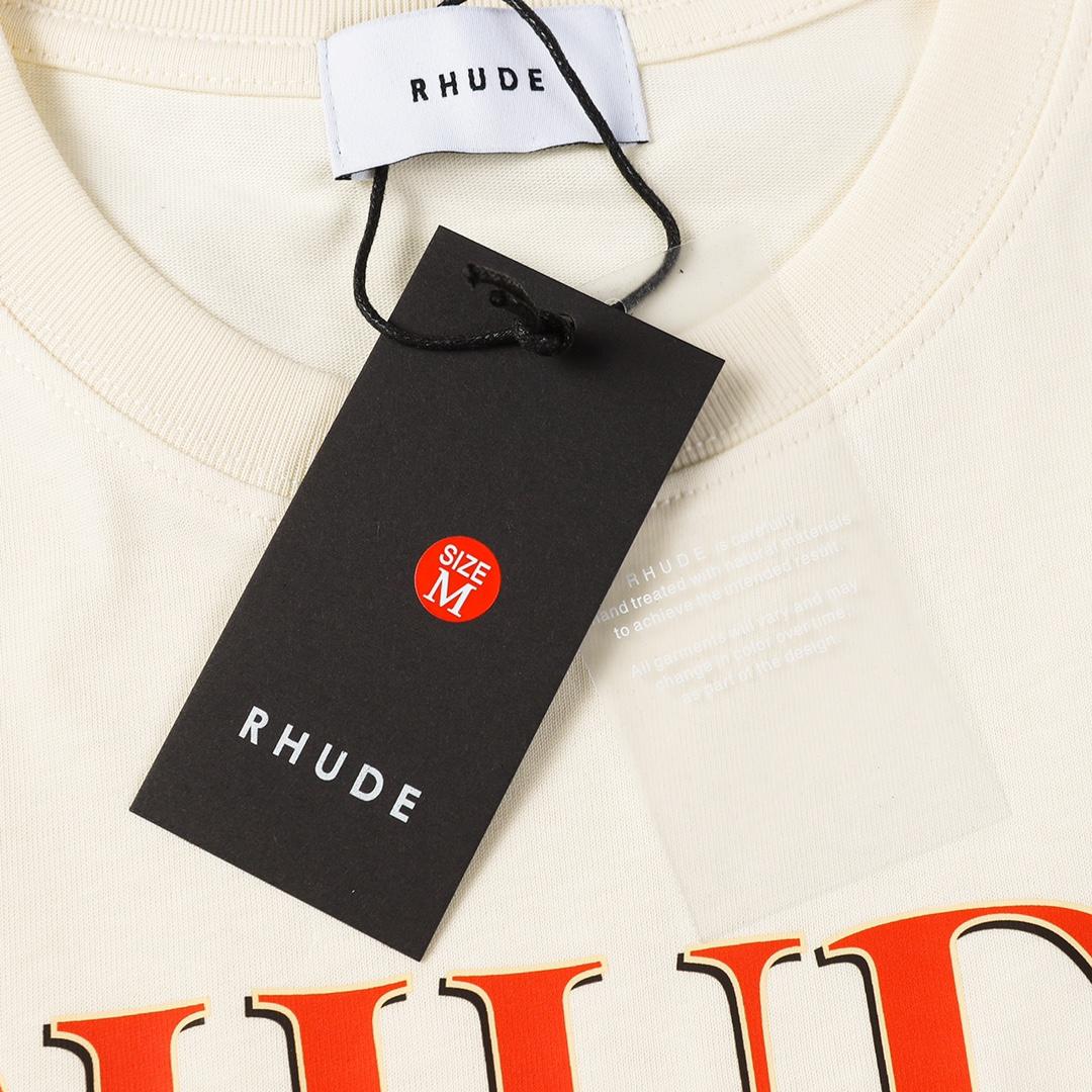 Rhude Cotton Tee - DesignerGu