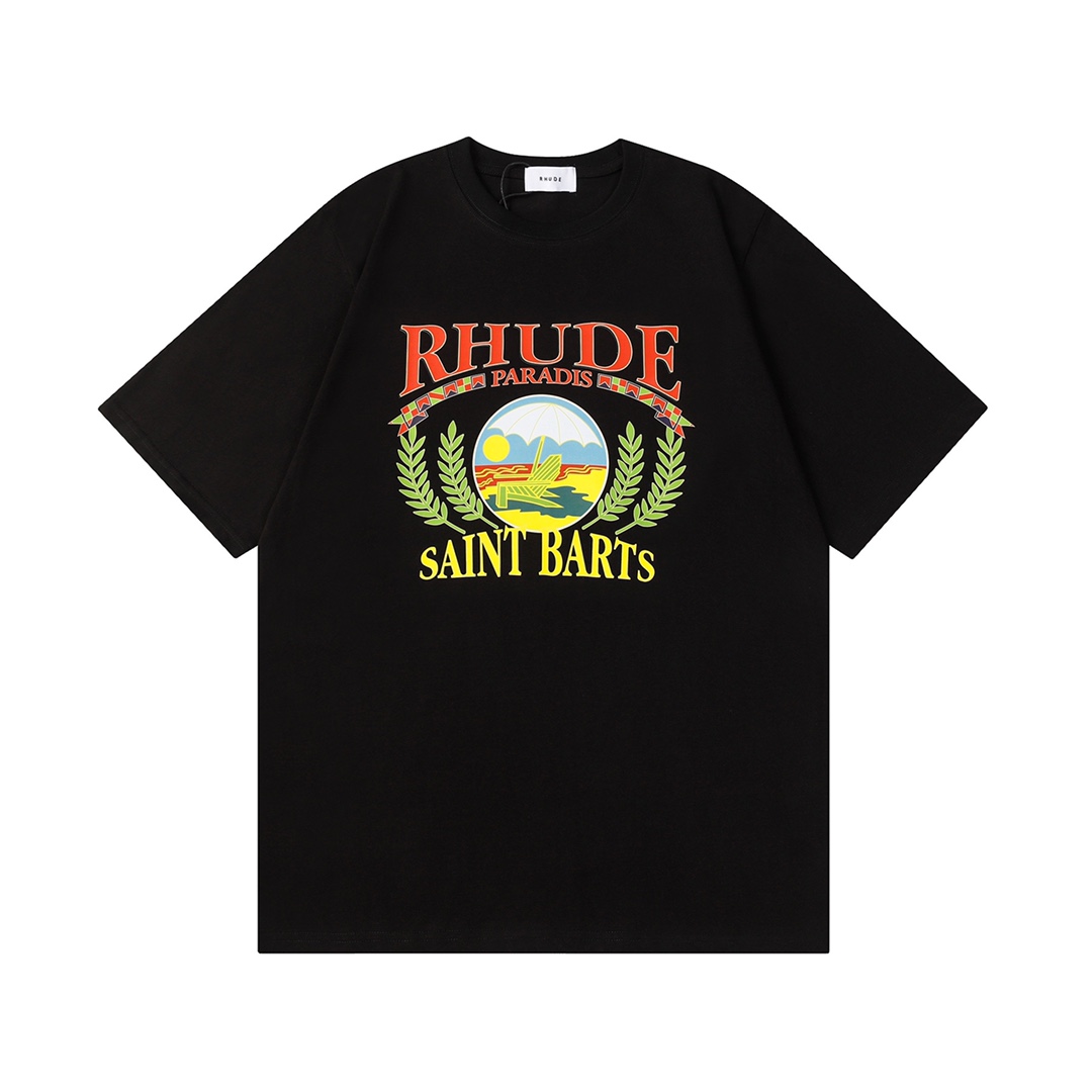 Rhude Cotton Tee - DesignerGu