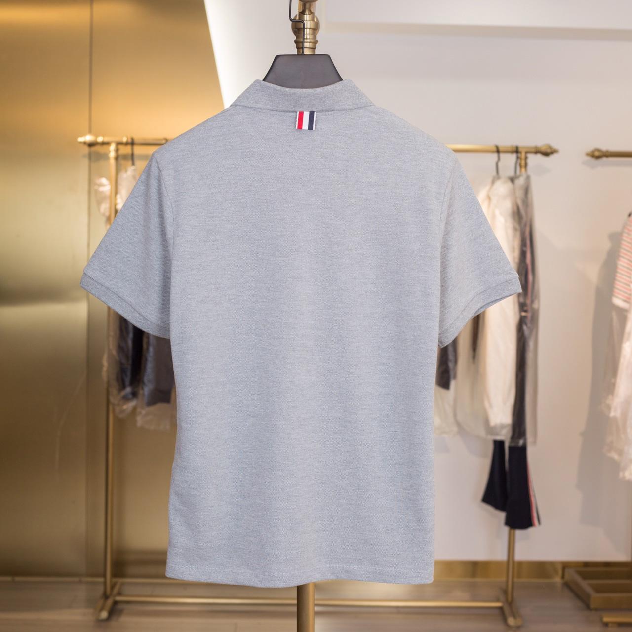 Thom Browne 4-Bar Piqué Polo Shirt   TB2065 - DesignerGu