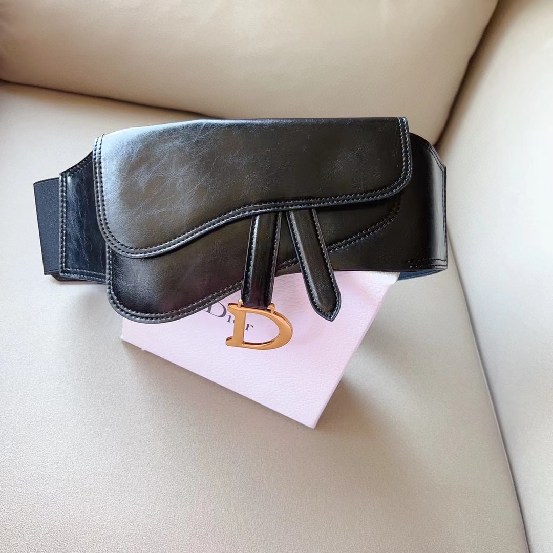 Dior Saddle Wide Waist Belt    - DesignerGu