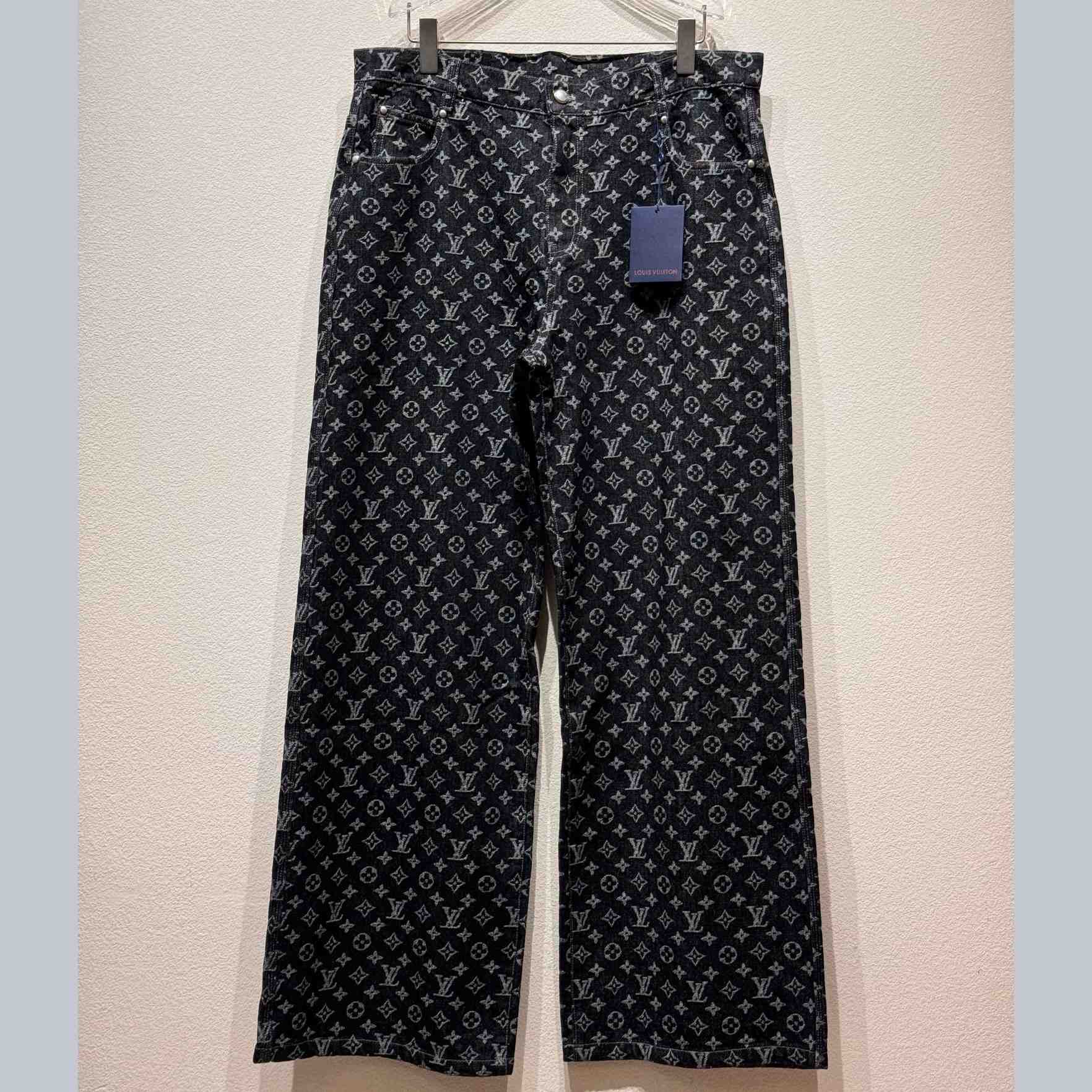 Louis Vuitton Monogram Denim Pnats - DesignerGu