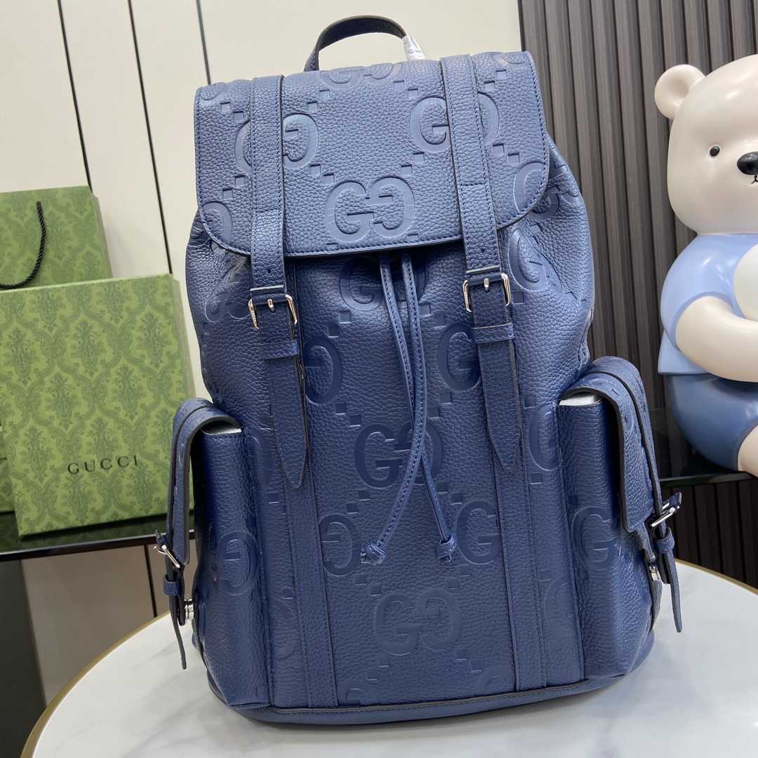 Gucci Jumbo GG Backpack - DesignerGu