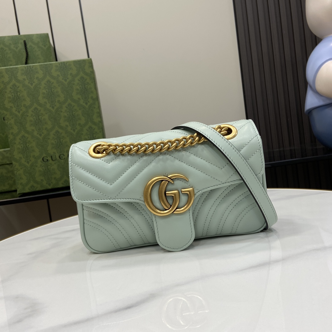 Gucci GG Marmont Matelassé Mini Bag - DesignerGu
