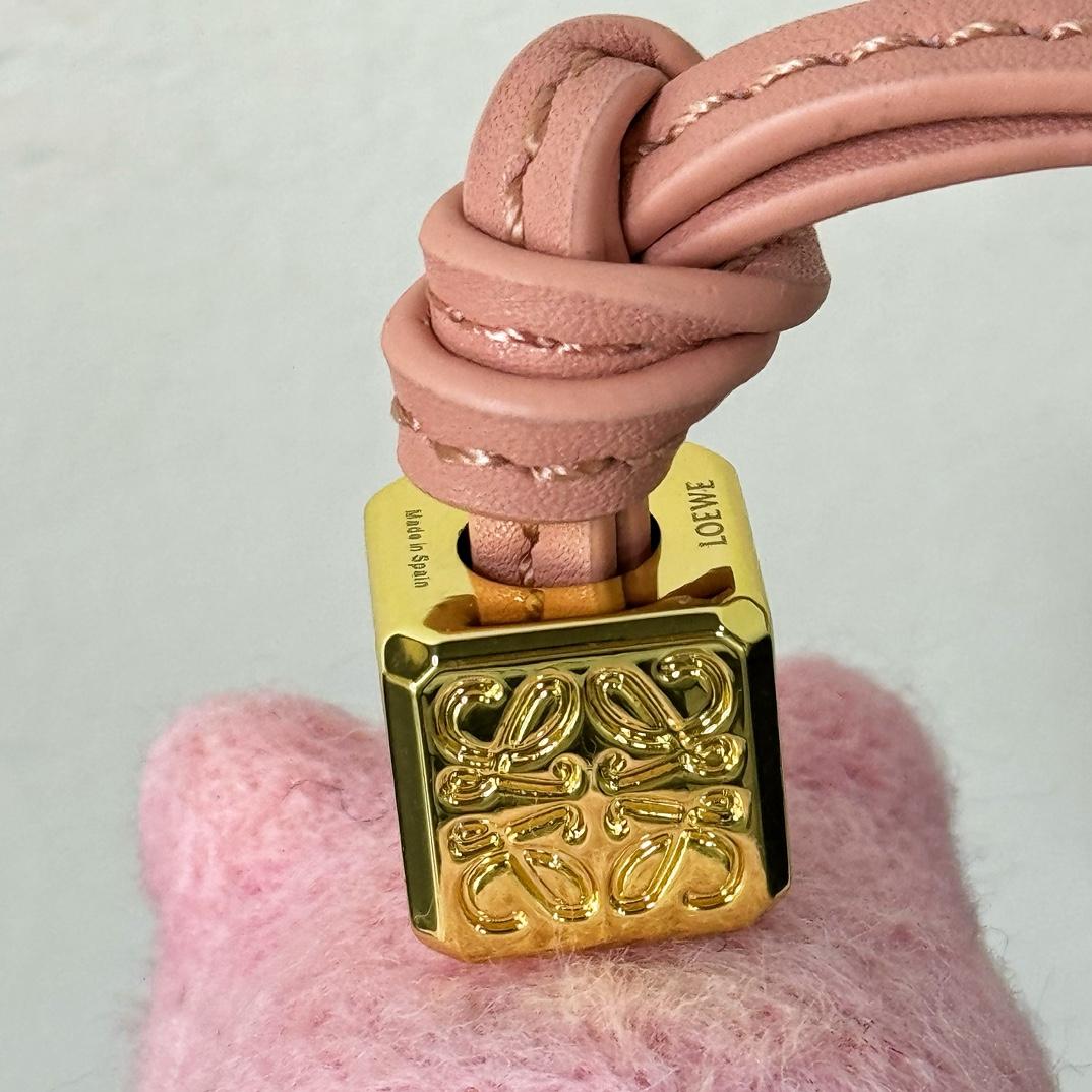 Loewe Pig Charm In Felt - DesignerGu