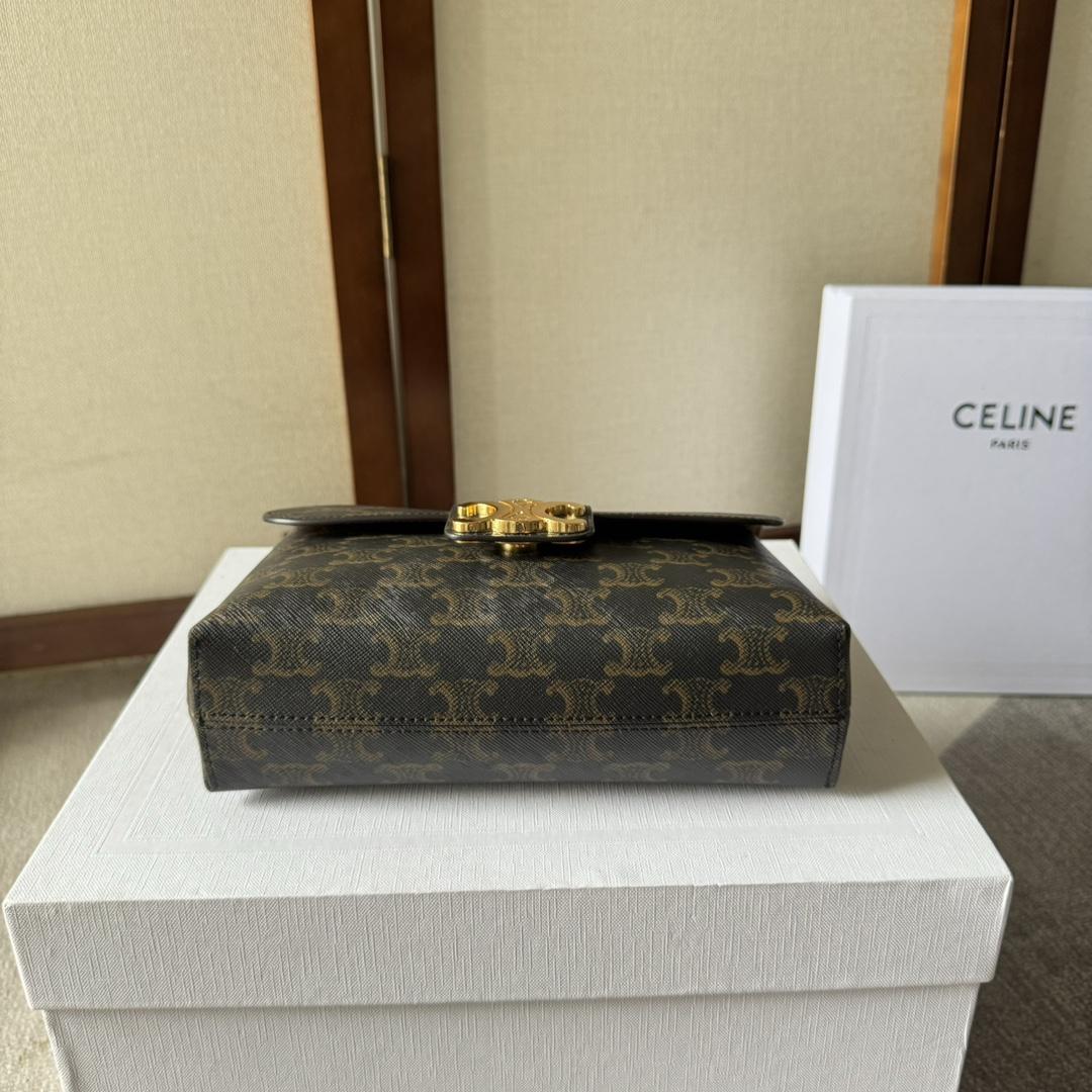 Celine Medium Celine Victoire Bag In Triomphe Canvas - DesignerGu