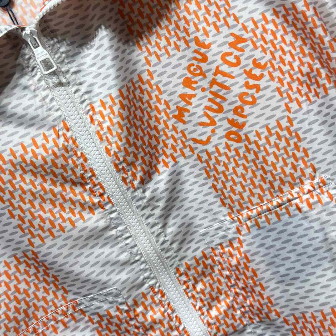 Louis Vuitton Damier Hooded Jacket - DesignerGu