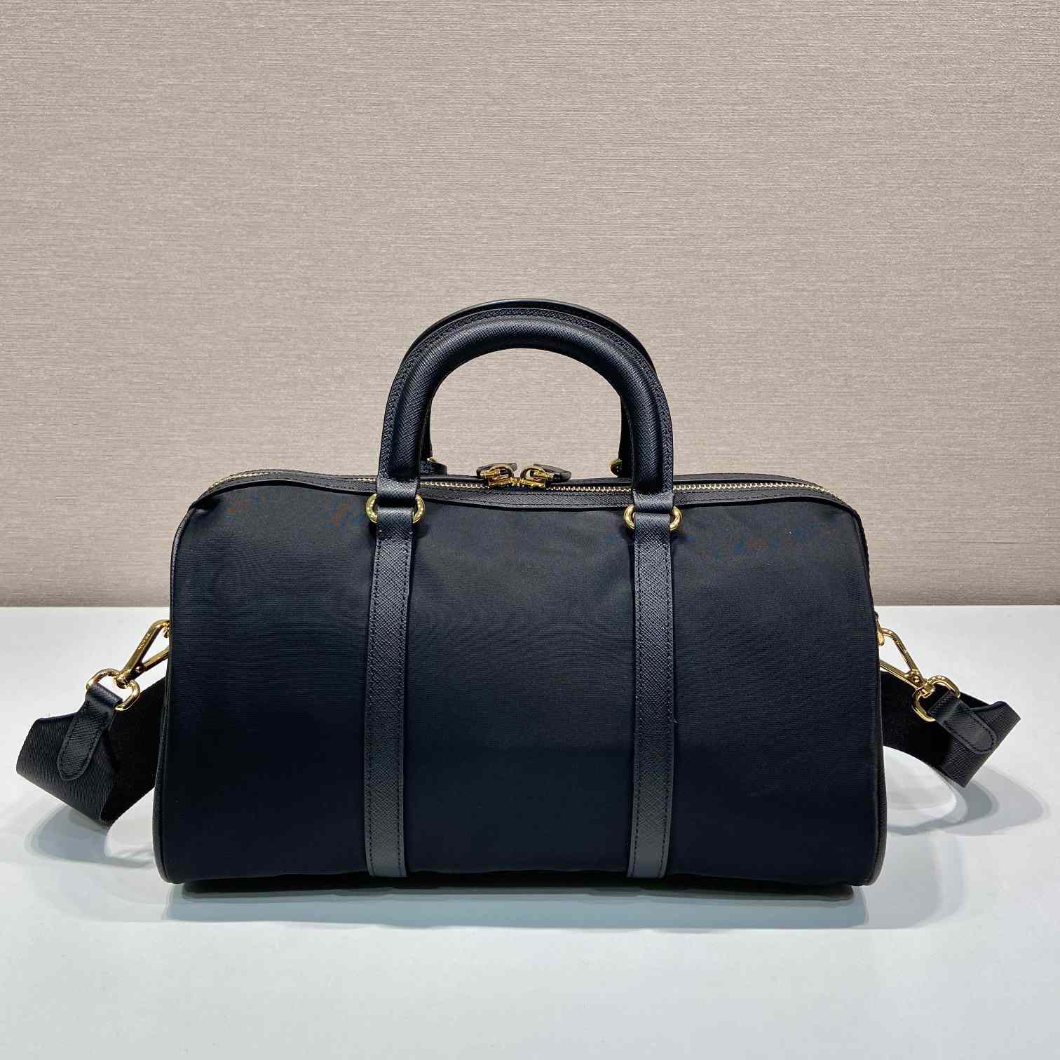 Prada Re-Edition 1978 Medium Re-Nylon And Saffiano Leather Top-handle Bag - DesignerGu