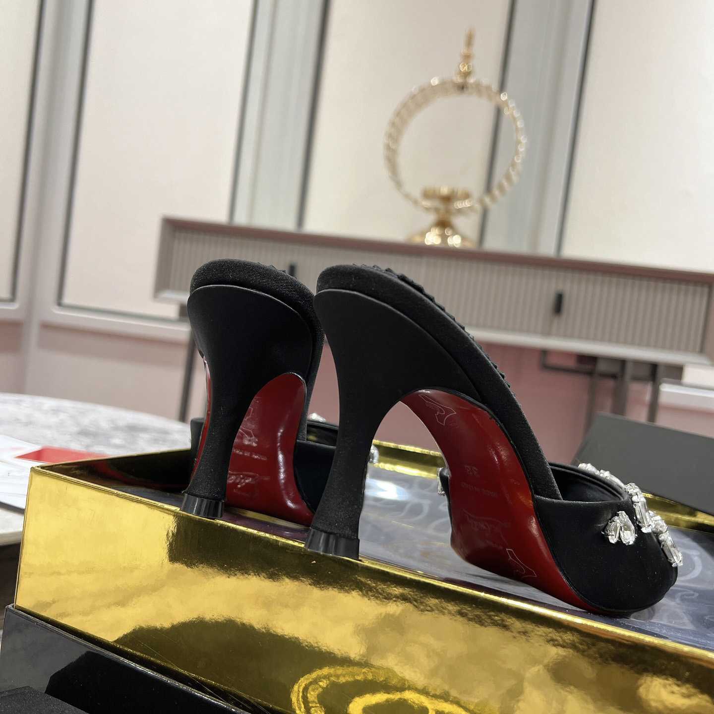 Christian Louboutin Degraqueen 85mm Mules Sandals  - DesignerGu