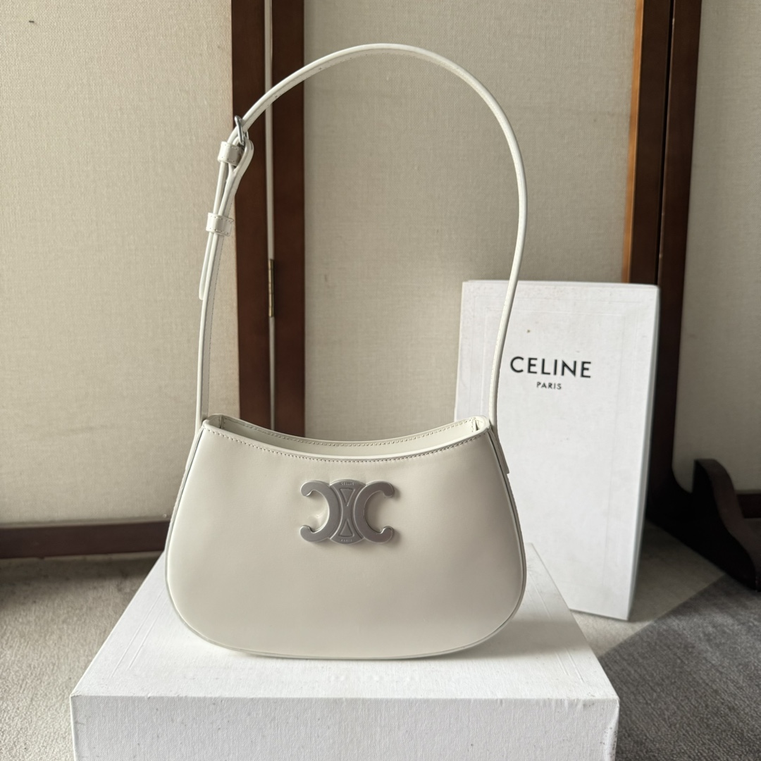 Celine Medium Tilly Bag In Shiny Calfskin  - DesignerGu