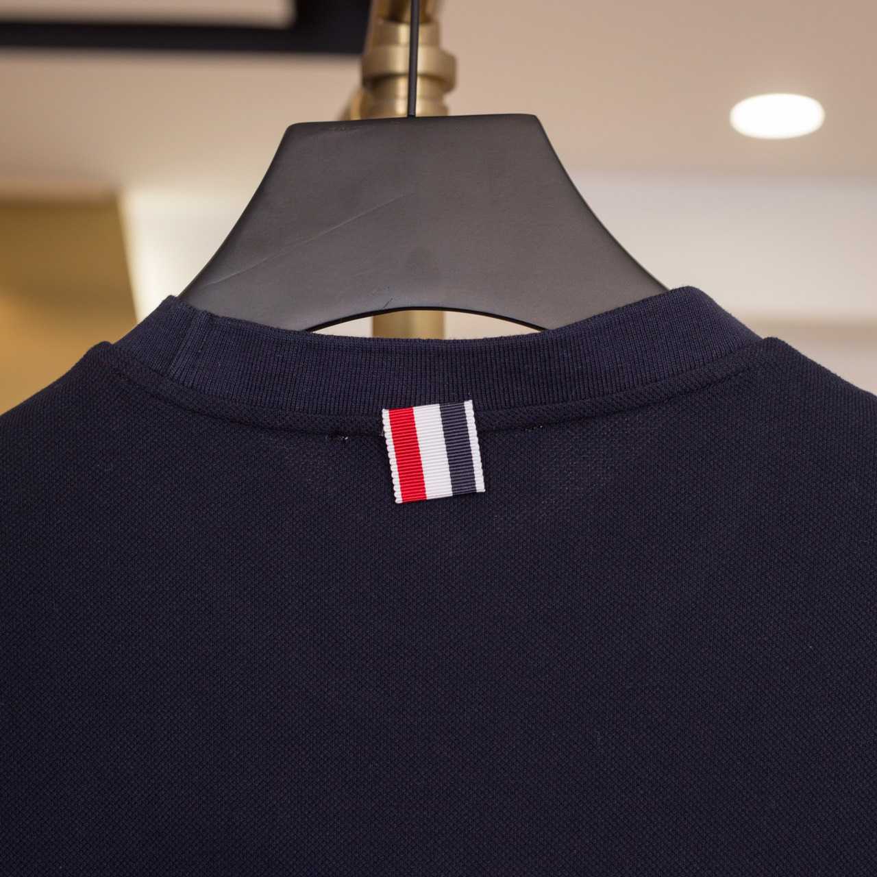 Thom Browne 4-Stripe Pique Tee   TB1887 - DesignerGu