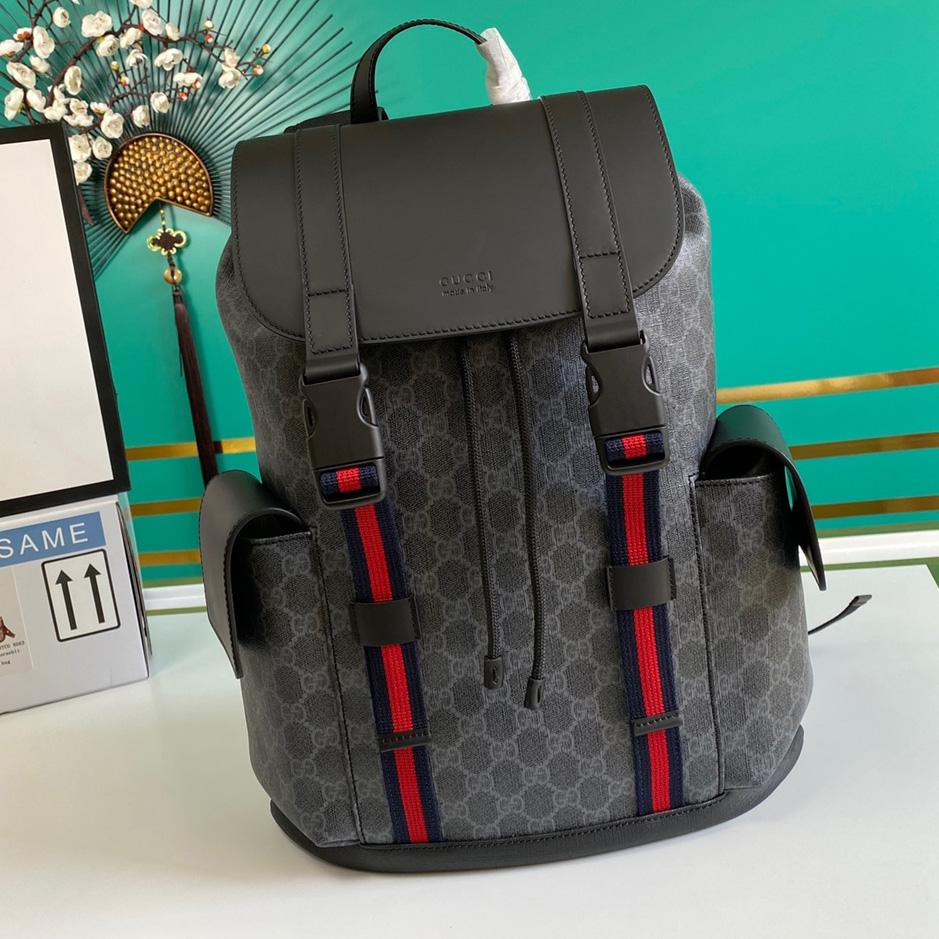 Gucci GG Black Backpack - DesignerGu