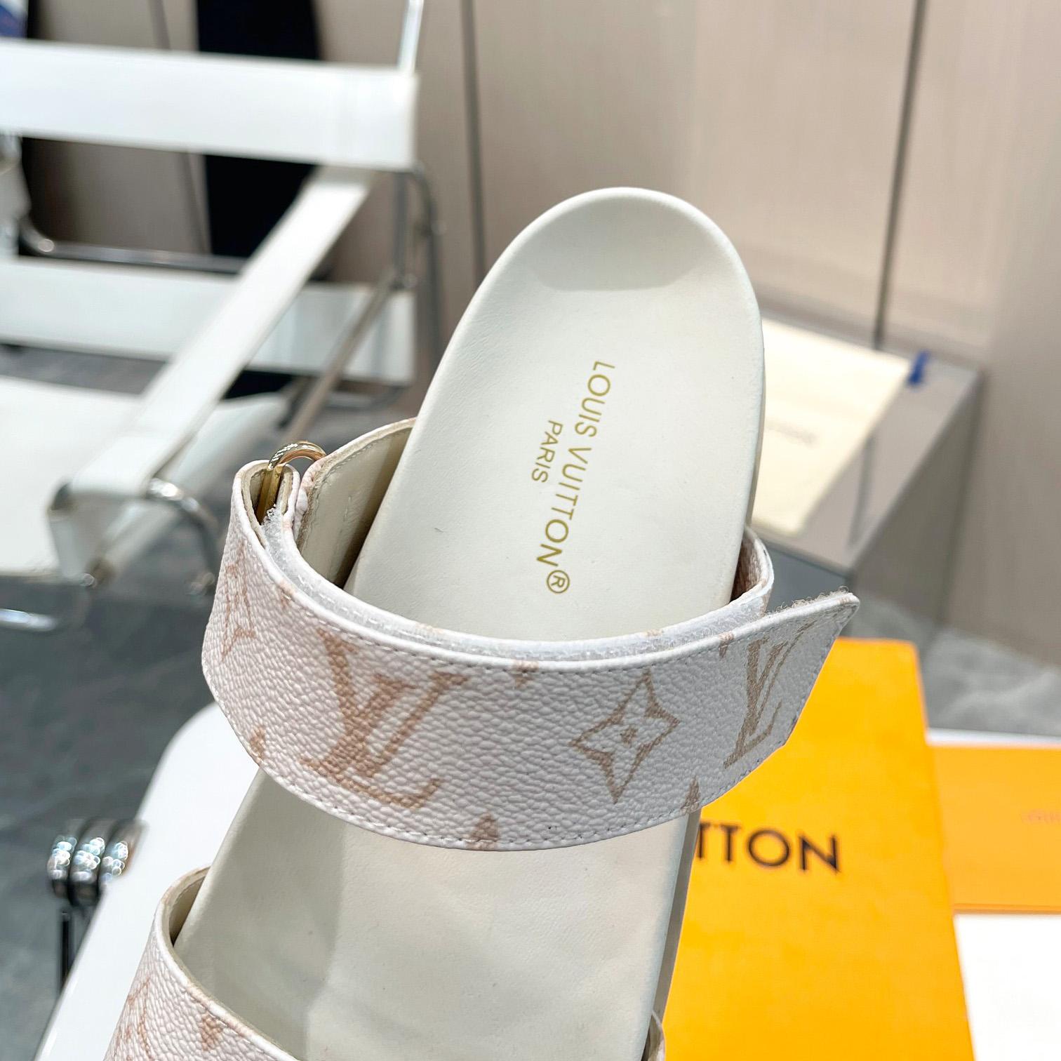 Louis Vuitton Bom Dia Flat Comfort Mule     1ACHYI - DesignerGu