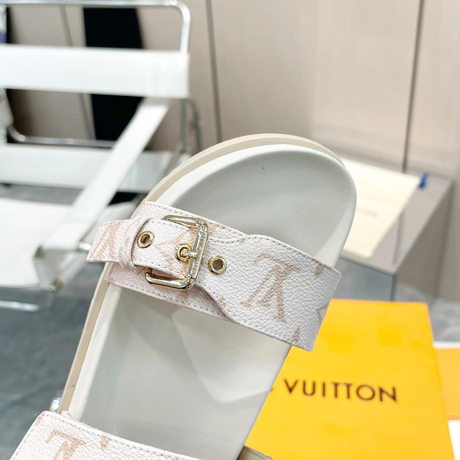 Louis Vuitton Bom Dia Flat Comfort Mule     1ACHYI - DesignerGu