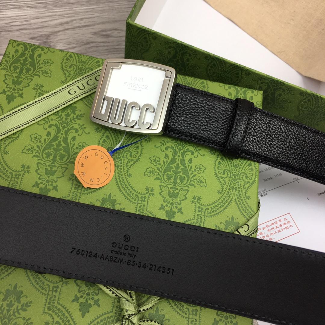 Gucci Leather Belt  35mm - DesignerGu