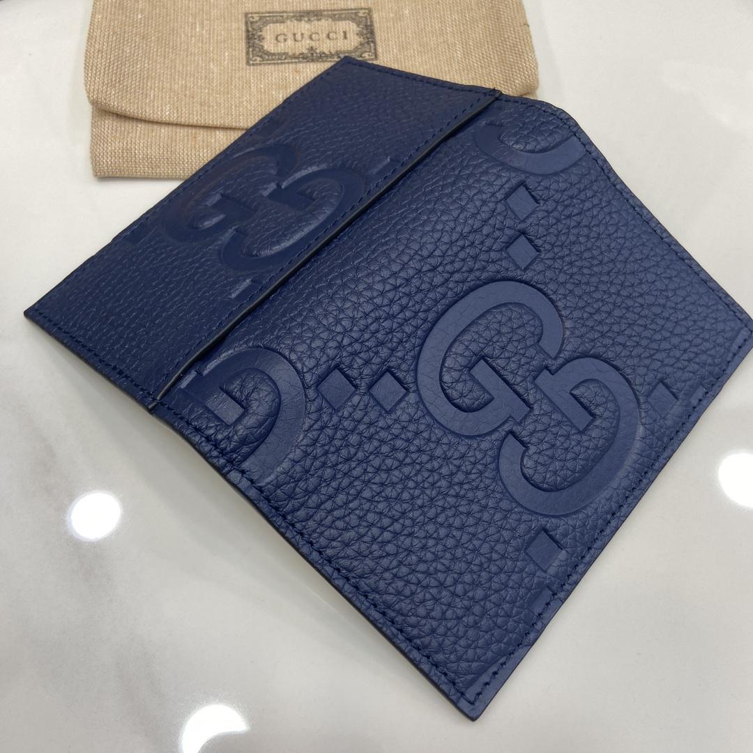 Gucci Jumbo GG Card Case - DesignerGu