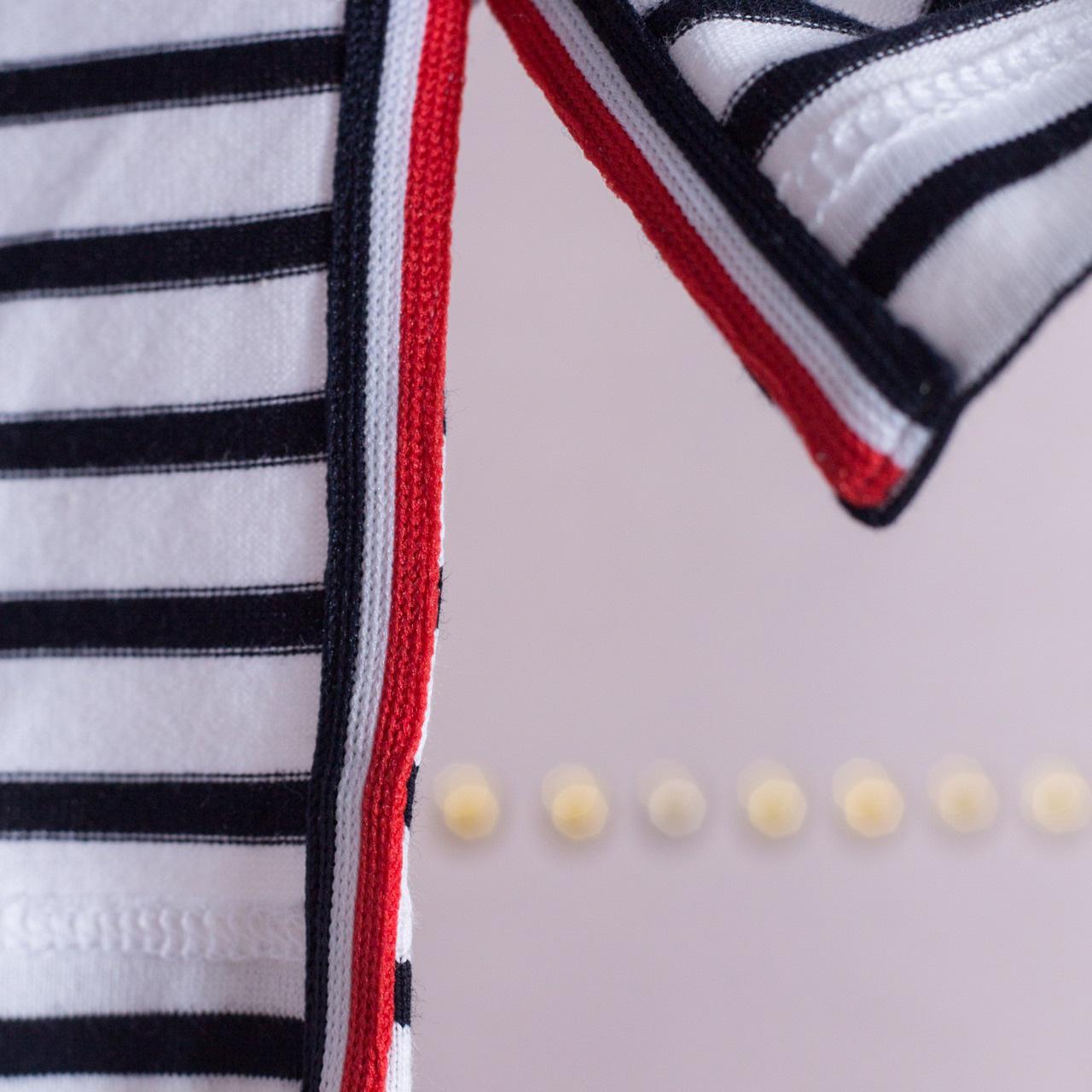 Thom Browne Striped Cotton Jersey T-shirt   1896 - DesignerGu