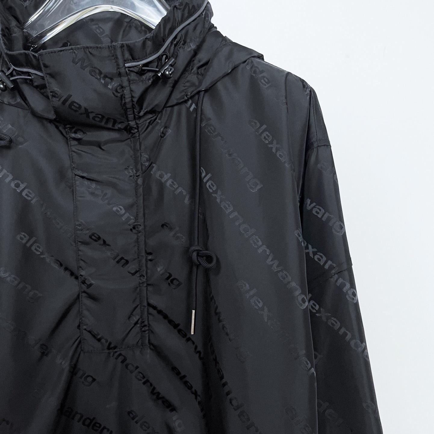 Alexander Wang Monogram Logo-print Pullover Jacket - DesignerGu