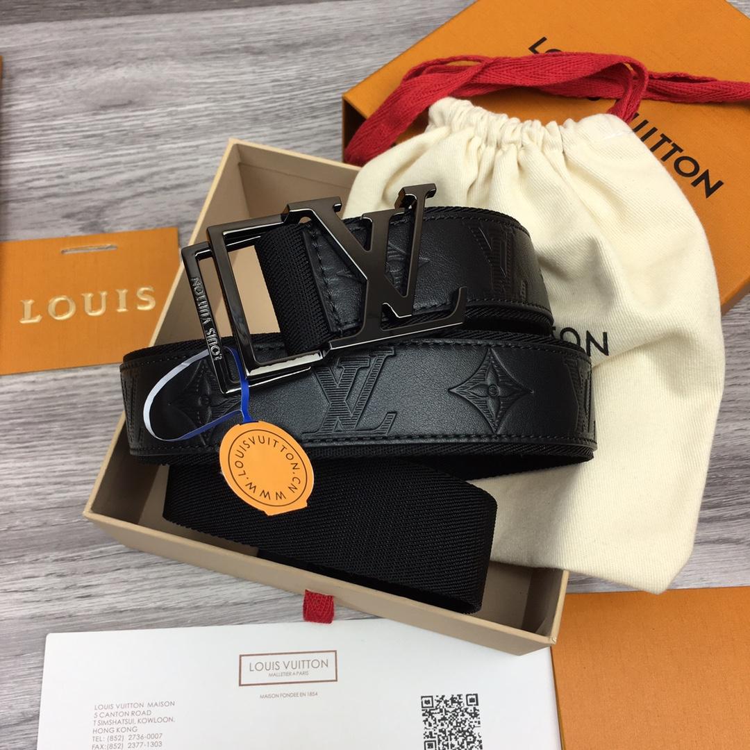 Louis Vuitton Monogram Belt  35mm - DesignerGu