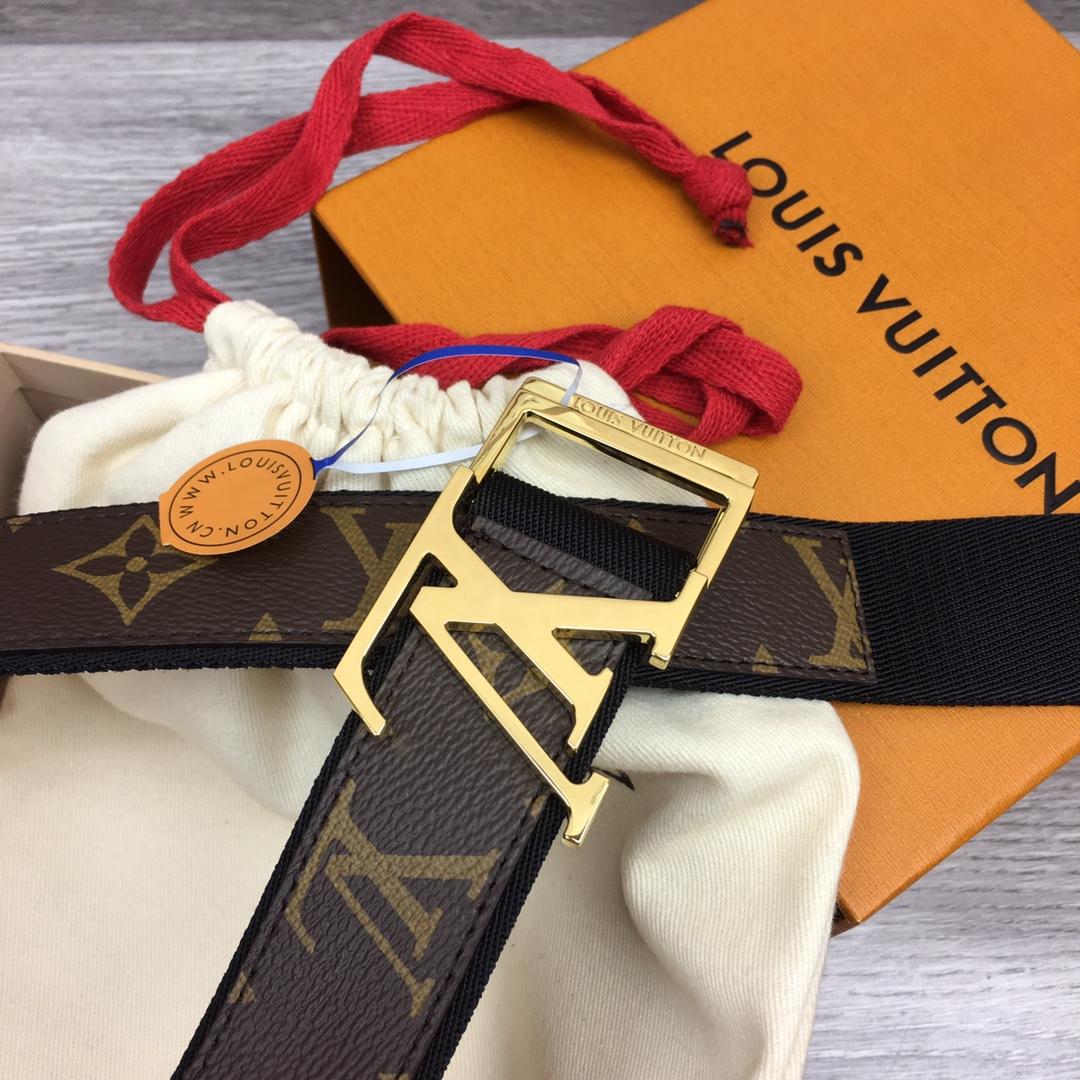 Louis Vuitton Monogram Belt  35mm - DesignerGu