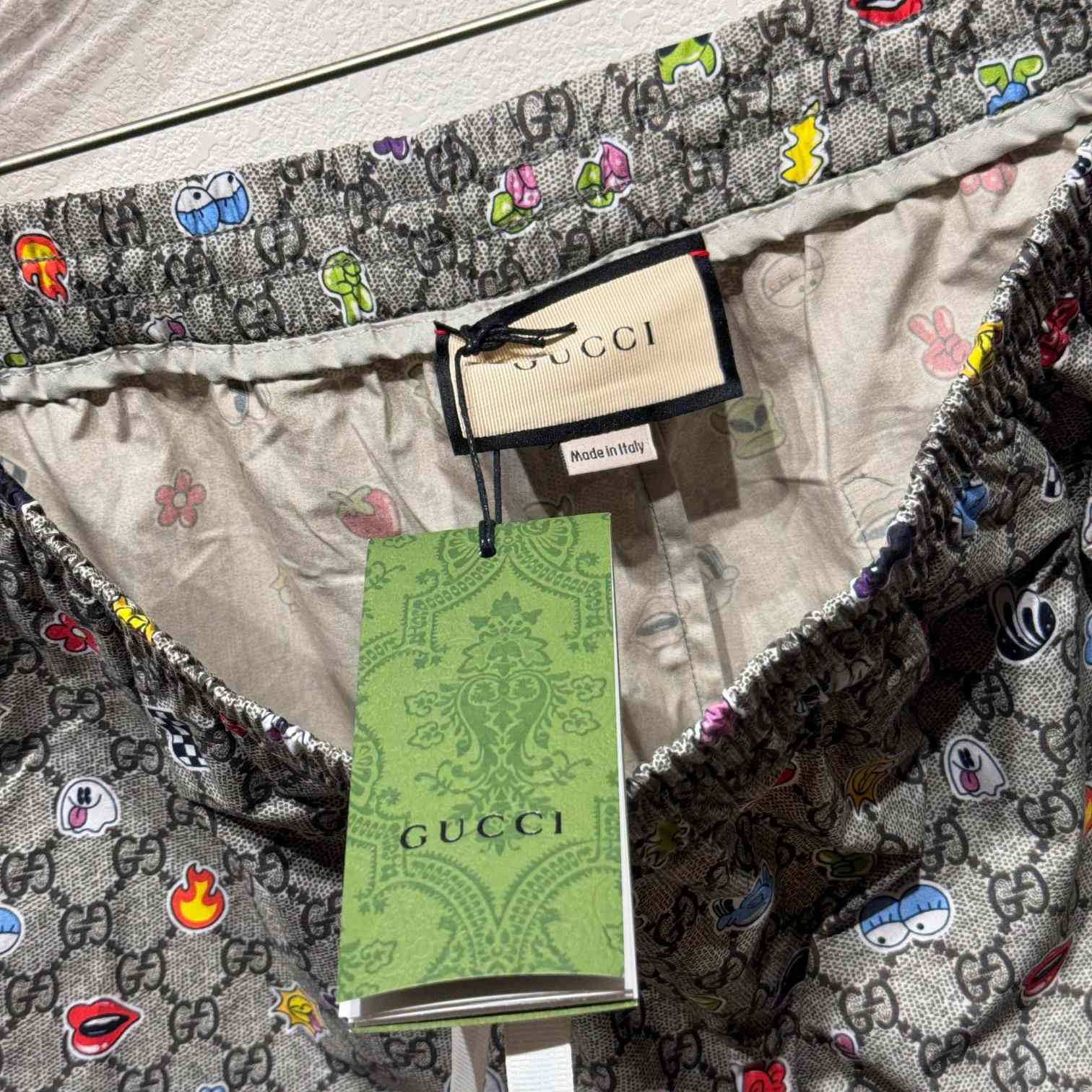 Gucci Cotton Short With Print - DesignerGu