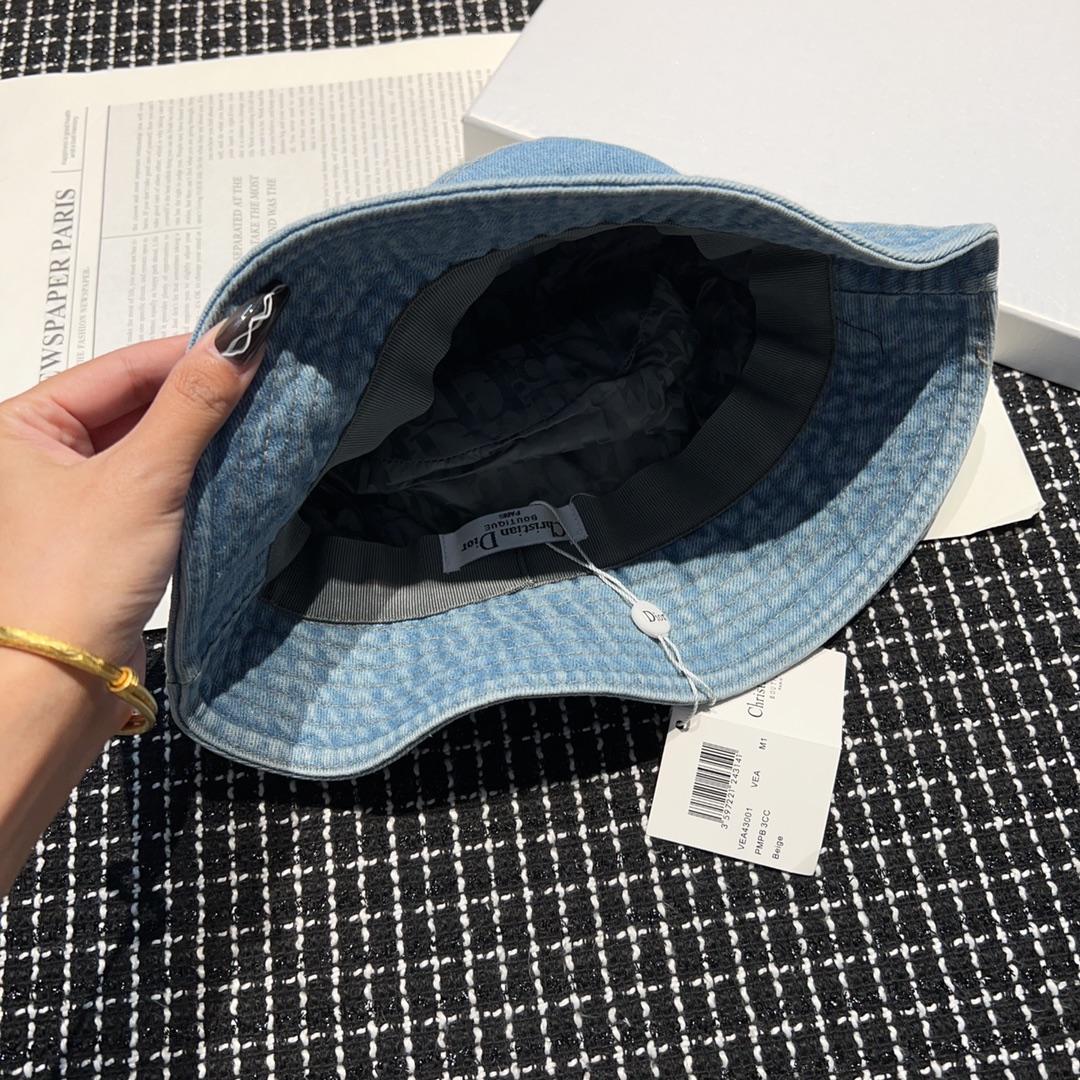 Dior Denim Bucket Hat - DesignerGu