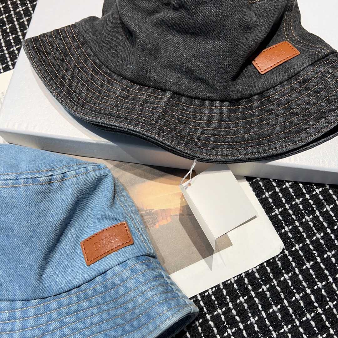 Dior Denim Bucket Hat - DesignerGu