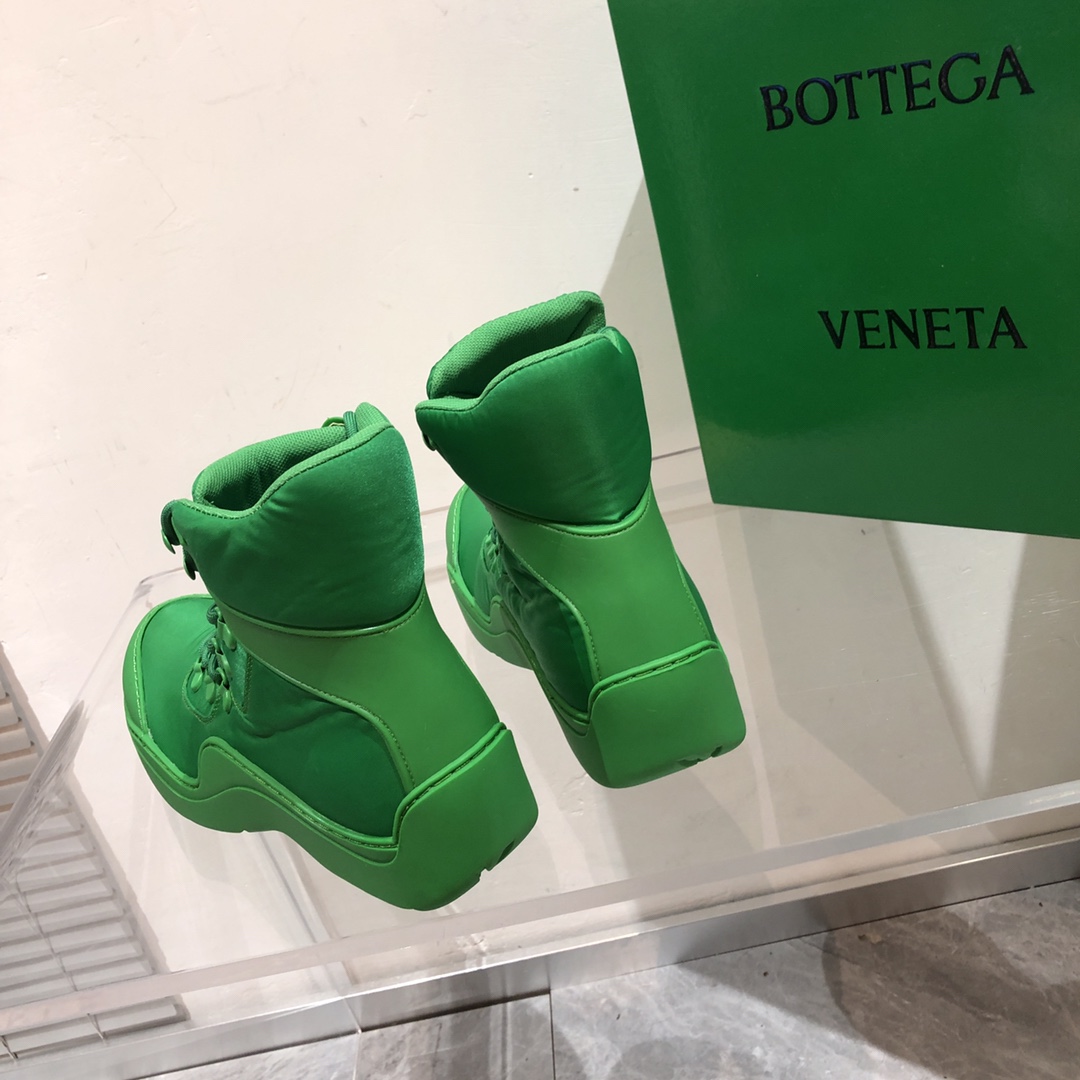 Bottega Veneta Puddle Bomber Lace-Up Boots  (50% Off Sale)  xz628 - DesignerGu