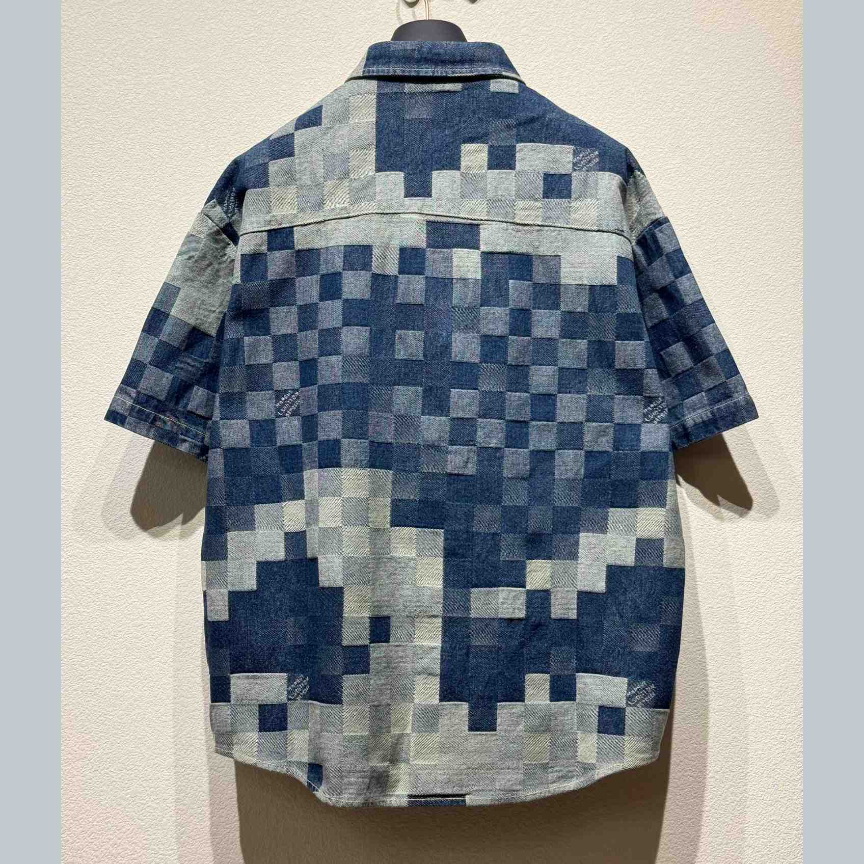 Louis Vuitton Damier Denim Shirt    - DesignerGu