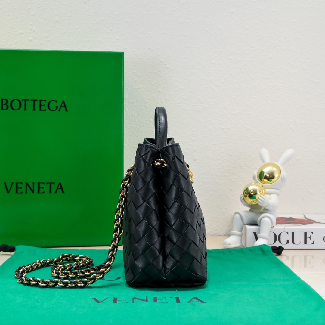 Bottega Veneta Small Andiamo With Chain - DesignerGu