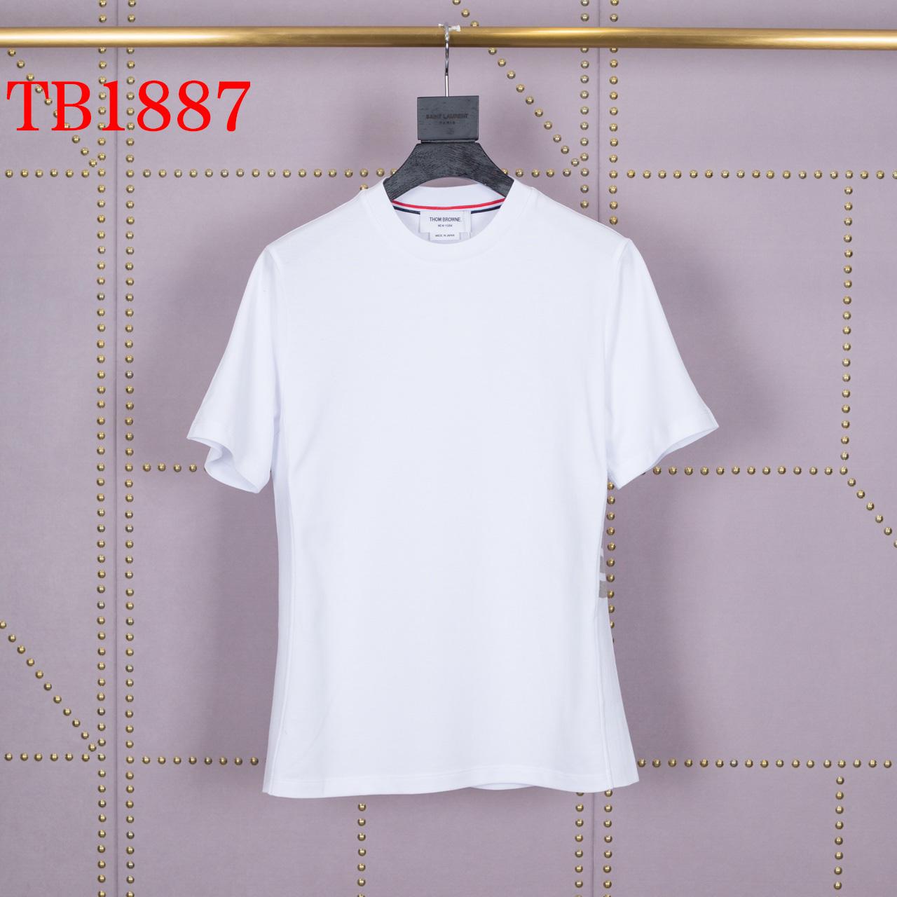 Thom Browne 4-Stripe Pique Tee   TB1887 - DesignerGu