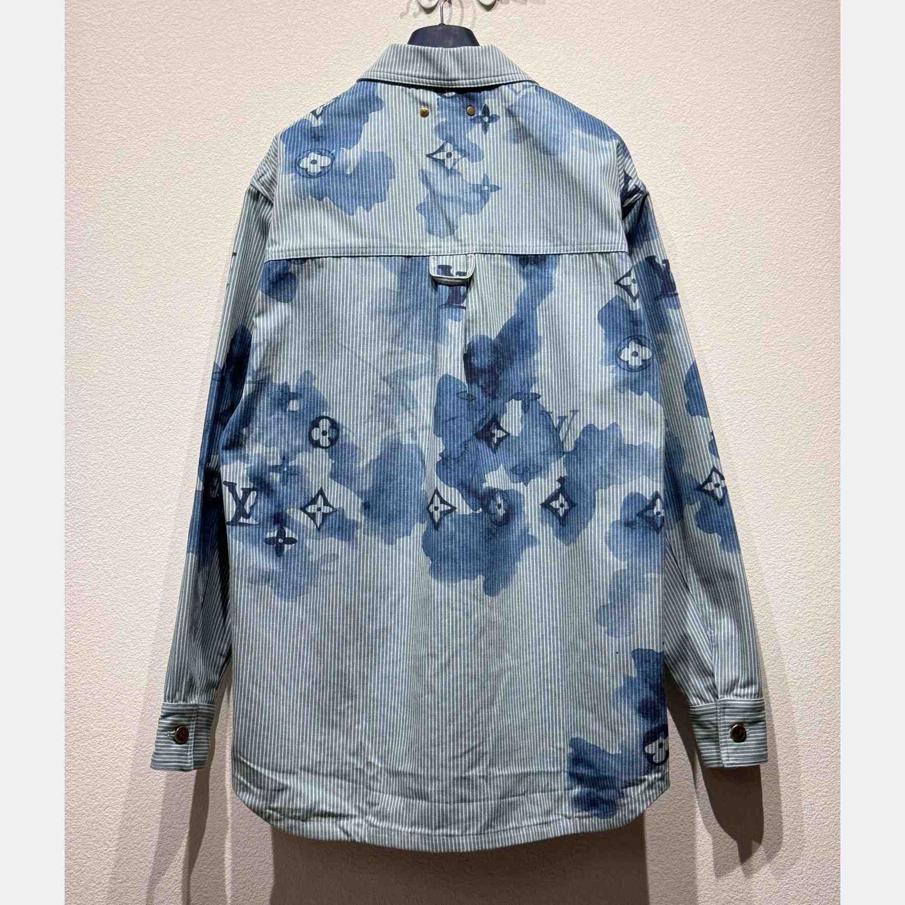 Louis Vuitton LV Ink Printing Logo Light Jacket   - DesignerGu