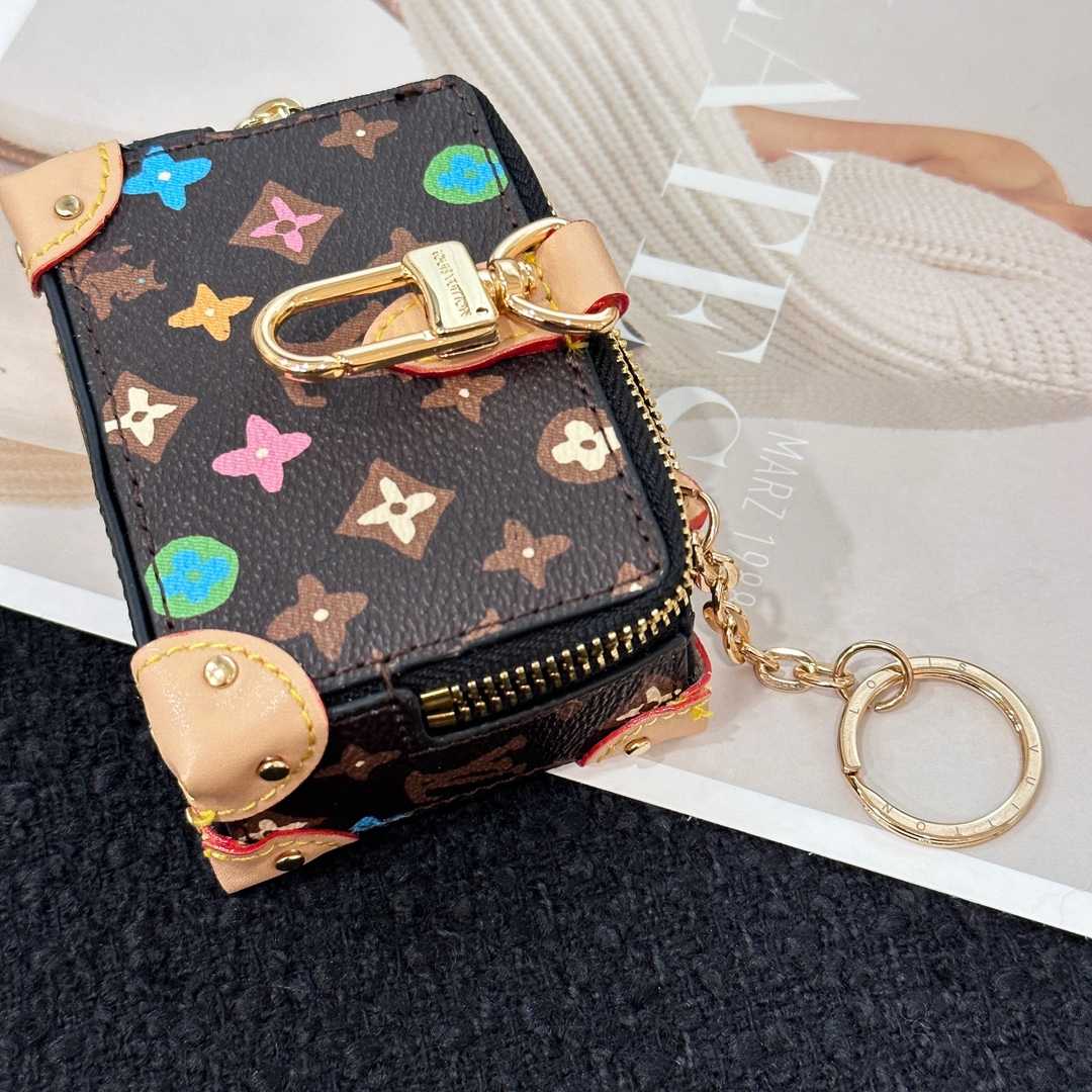 Louis Vuitton Monogram Craggy Trunk Key Holder and Bag Charm   M01943 - DesignerGu