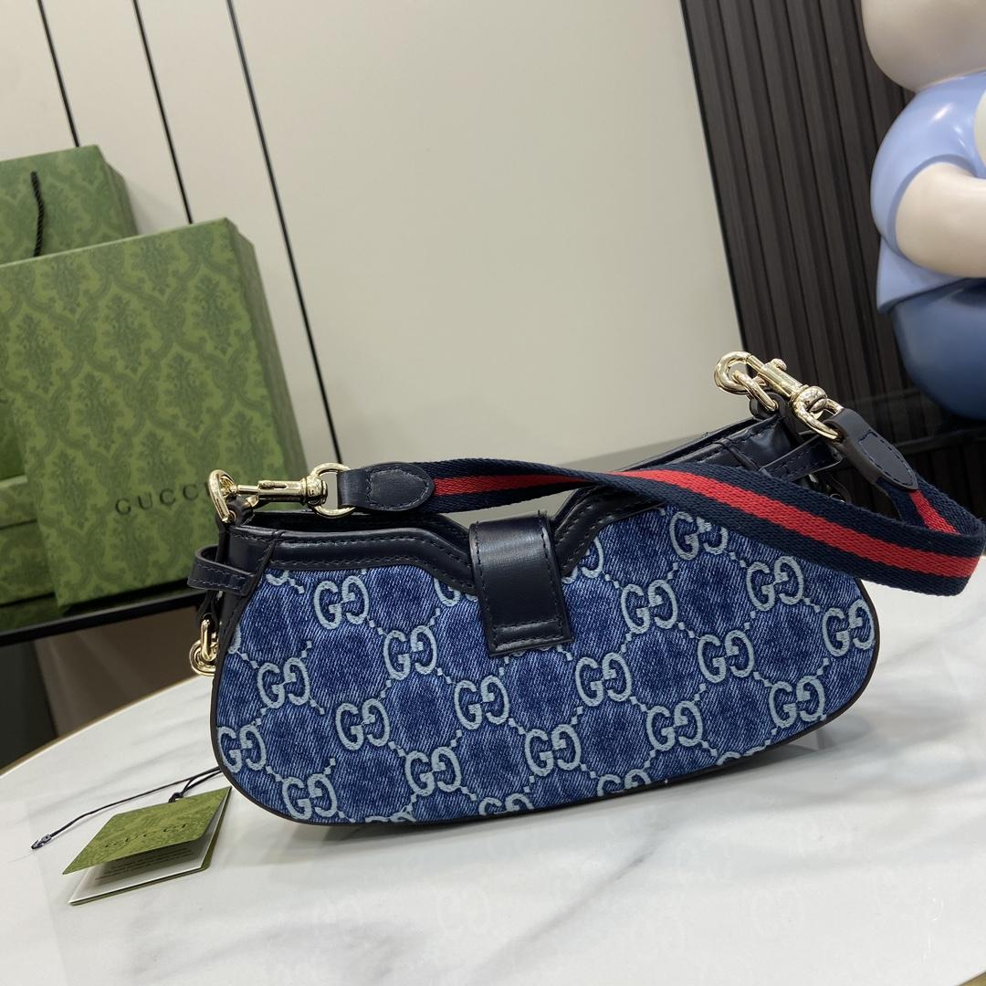 Gucci Moon Side Mini Shoulder Bag - DesignerGu