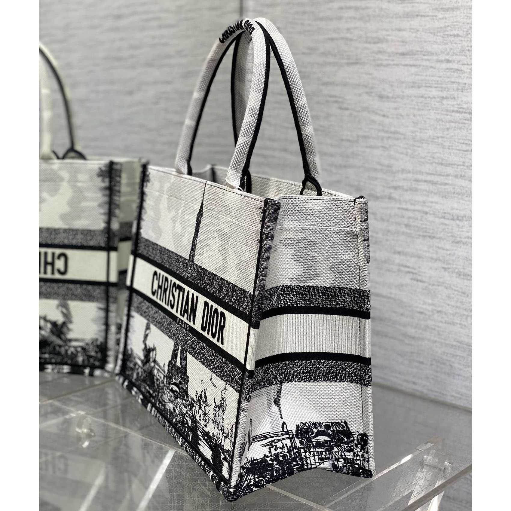 Dior Medium Dior Book Tote - DesignerGu