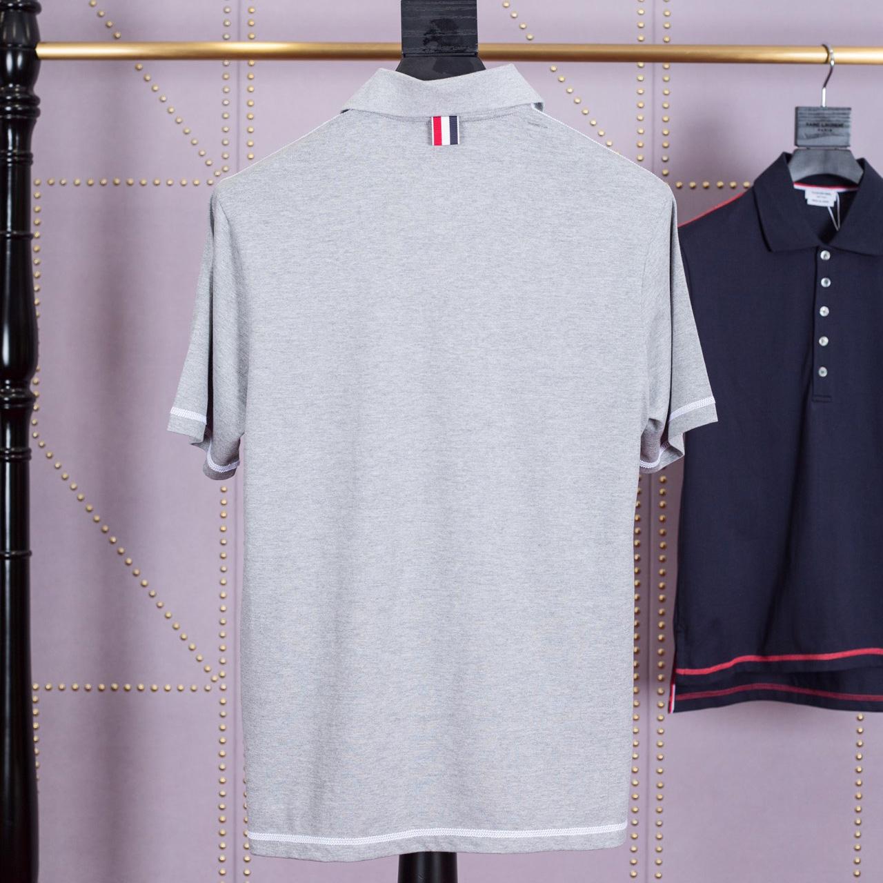 Thom Browne Cotton Piqué Polo Shirt   TB1795 - DesignerGu