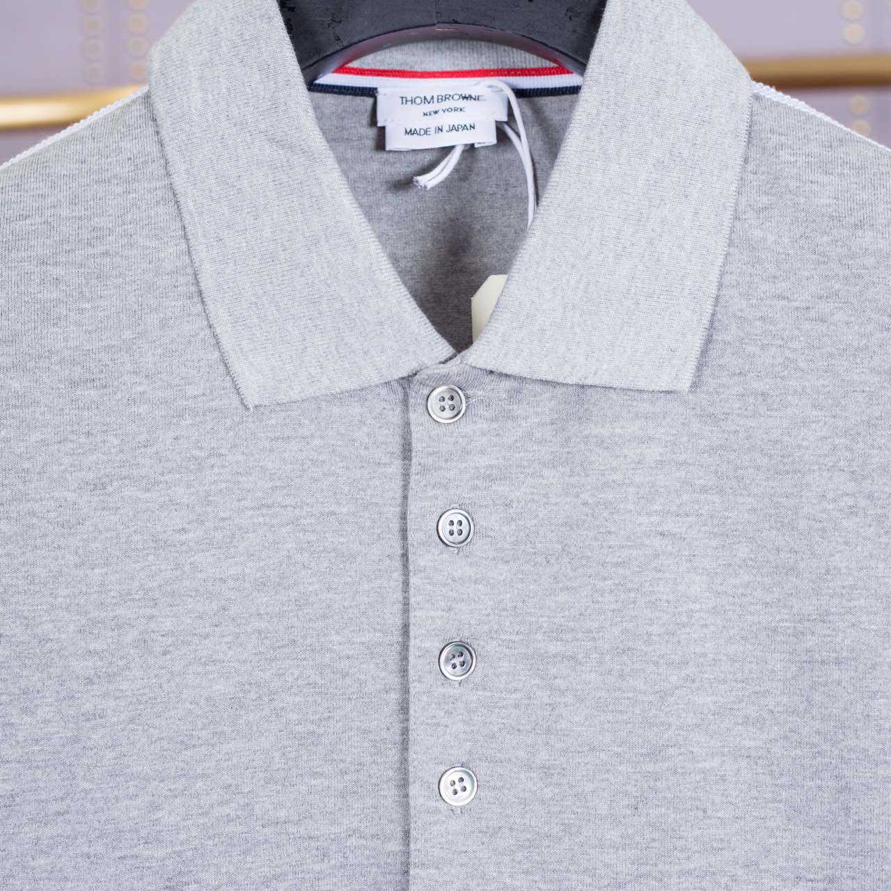 Thom Browne Cotton Piqué Polo Shirt   TB1795 - DesignerGu