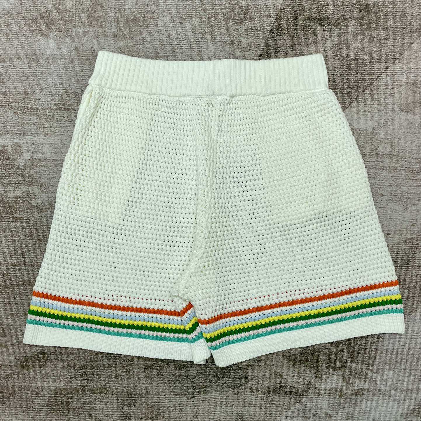 Casablanca Tennis crochet-knit Shorts    m1031 - DesignerGu